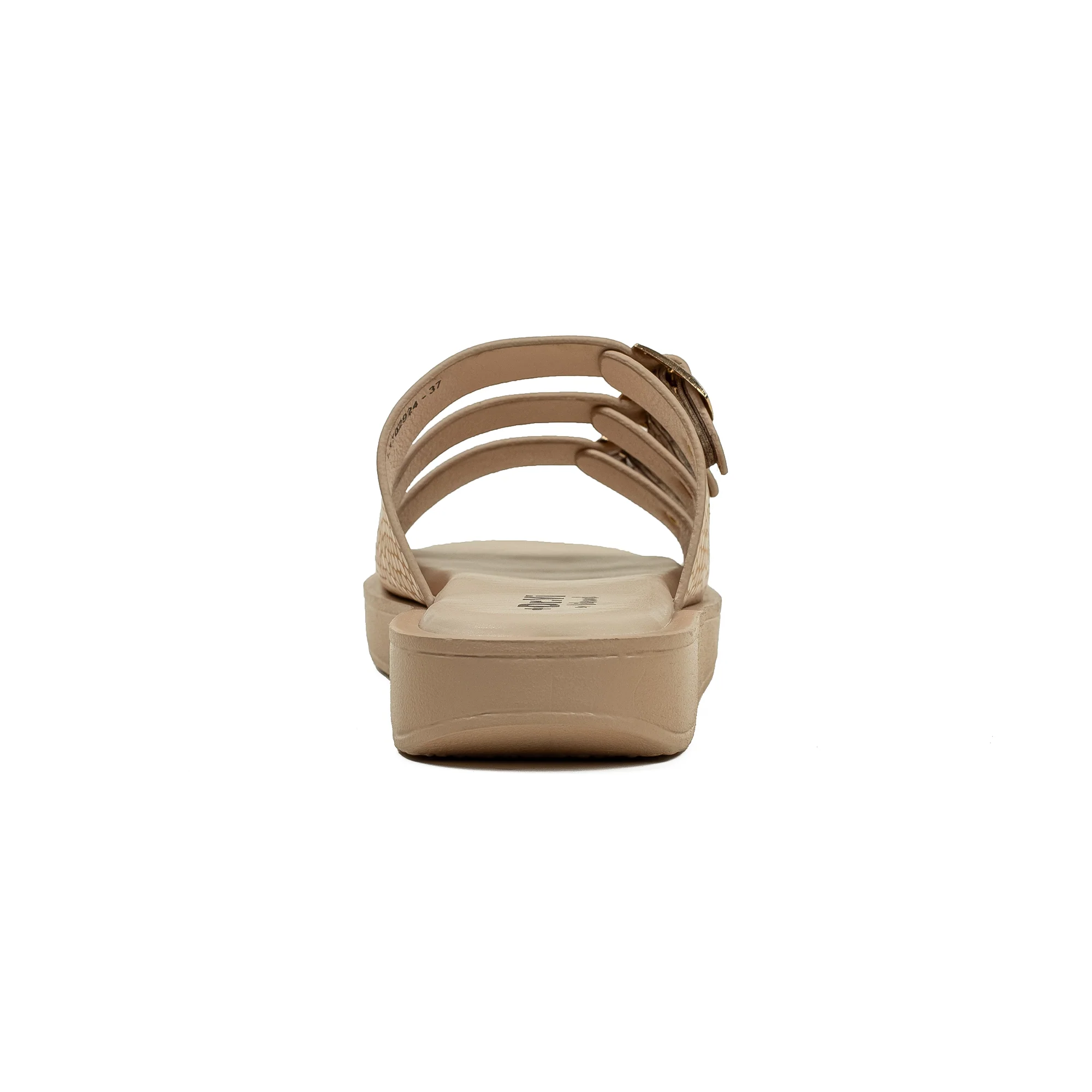 Ladies Dr. Vi Ultimate Comfort Beige Sandal | Stylish PU Upper with TPR Outsole and Cushioned Insole - Image 3