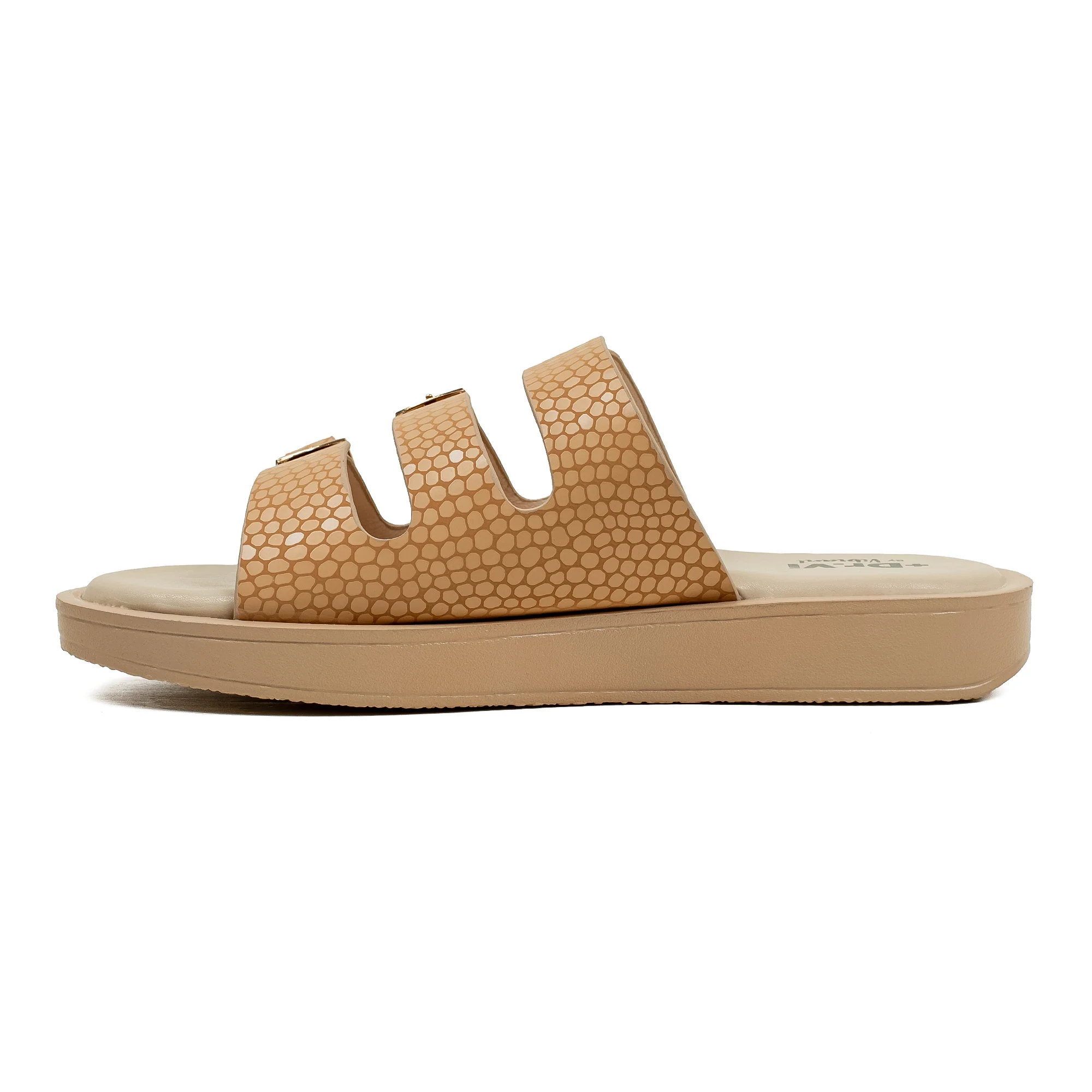 Ladies Dr. Vi Ultimate Comfort Beige Sandal | Stylish PU Upper with TPR Outsole and Cushioned Insole - Image 5