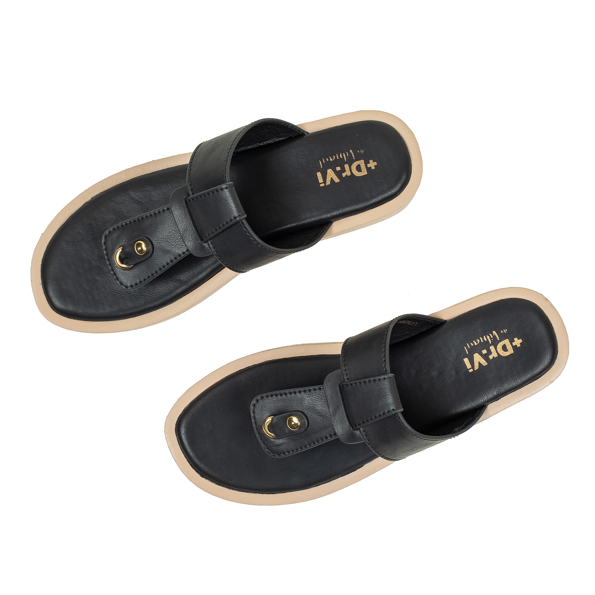 Ladies Dr. Vi Ultimate Comfort Black Sandal - Image 8