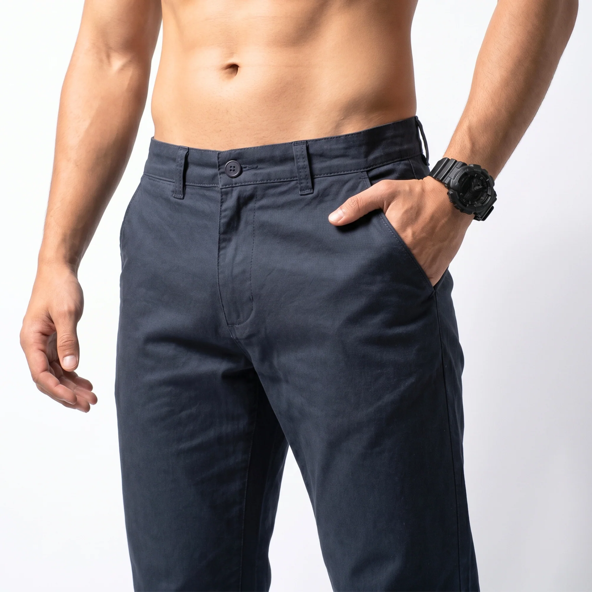 MEN GABARDINE PANTS - Image 3
