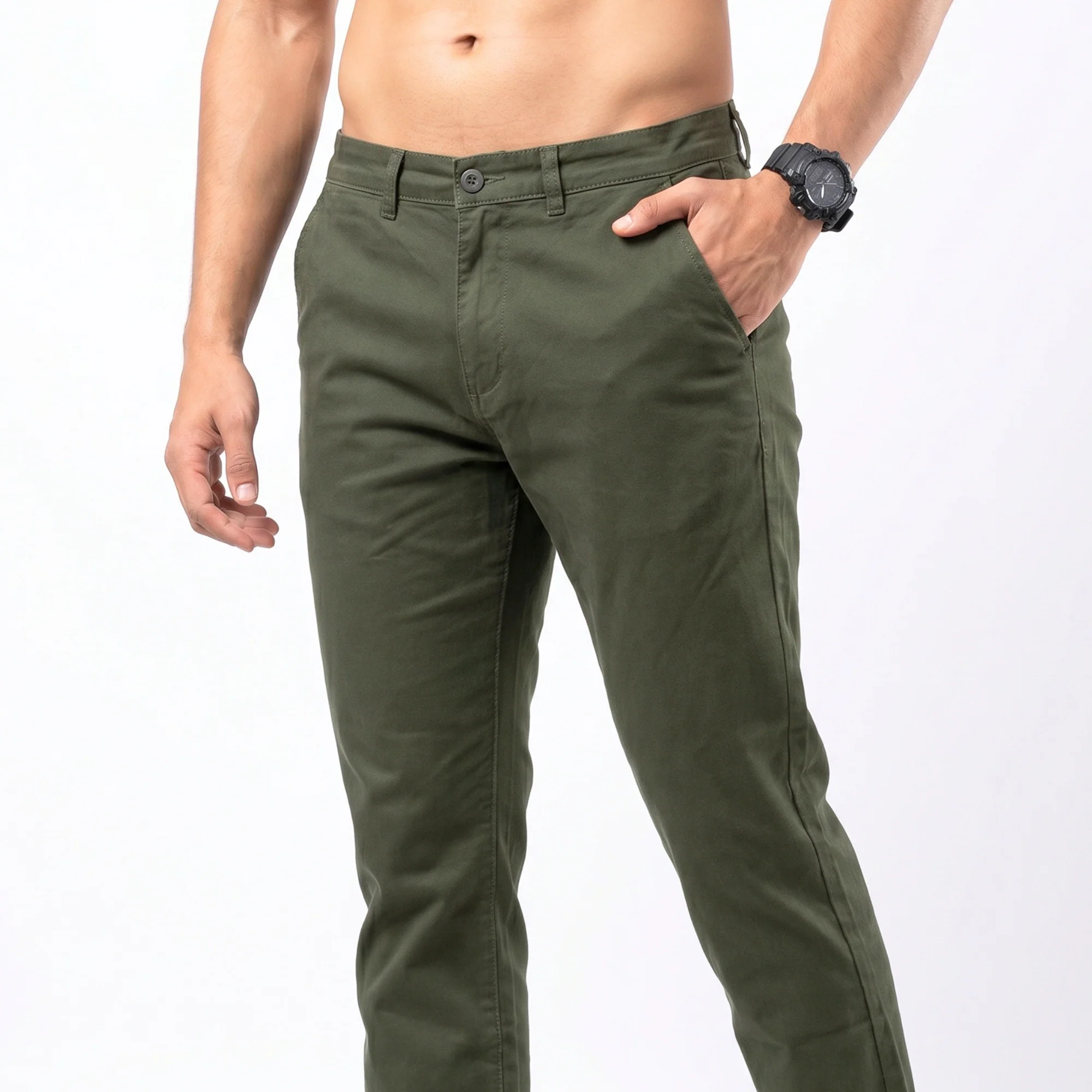 MEN GABARDINE PANTS - Image 3
