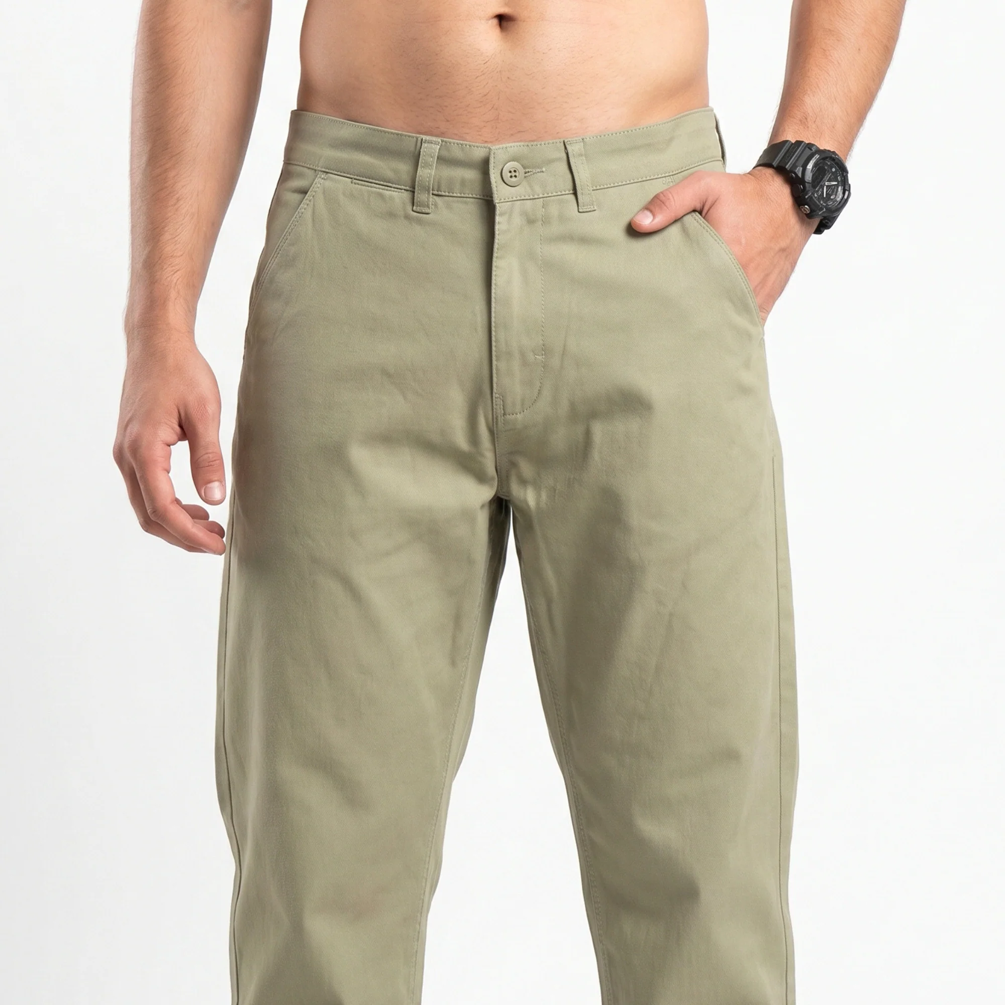 MEN GABARDINE PANTS - Image 3