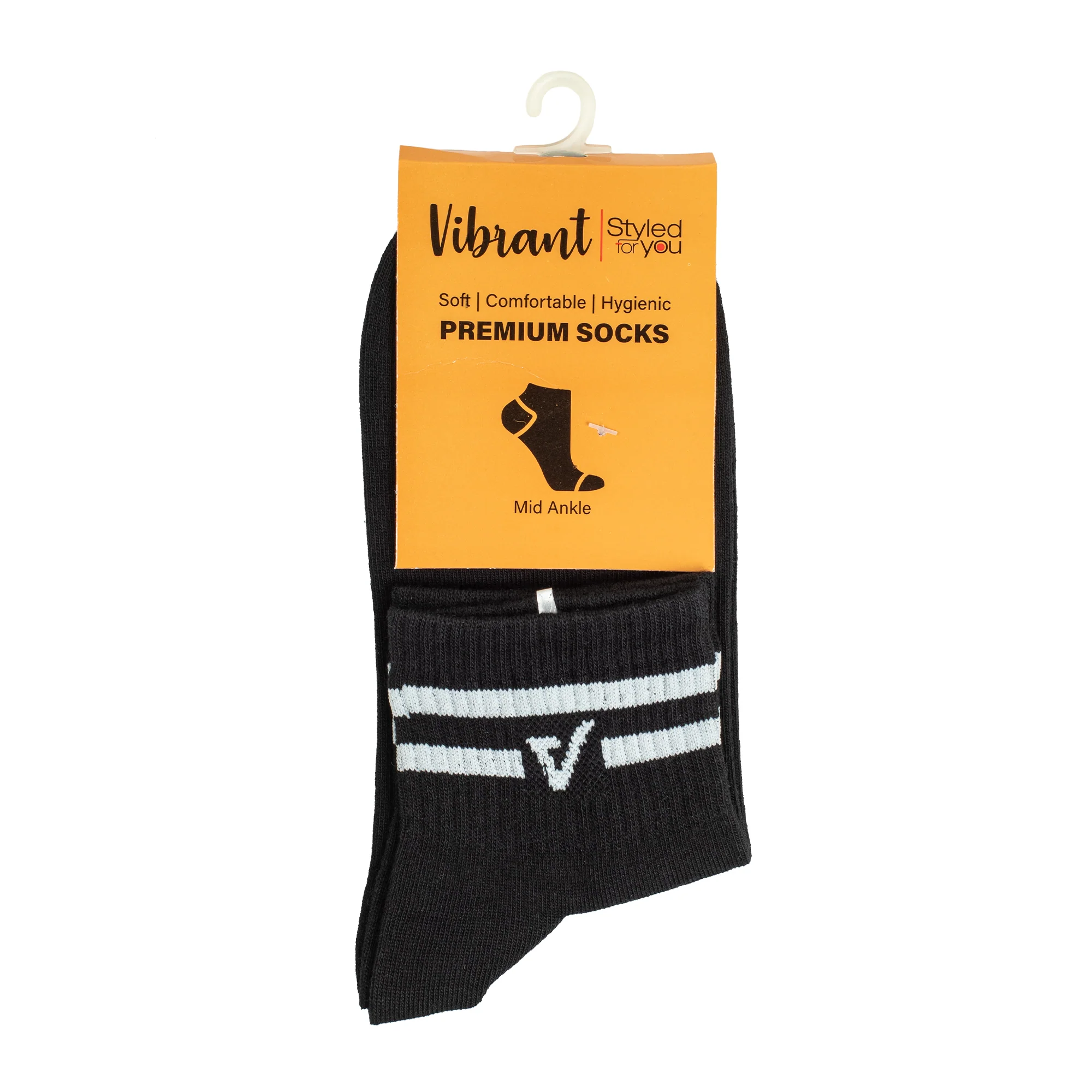 Men's Anti-Odor Winter Socks | Vibrant® Cotton Mix with Spandex for Ultimate Comfort - Image 3