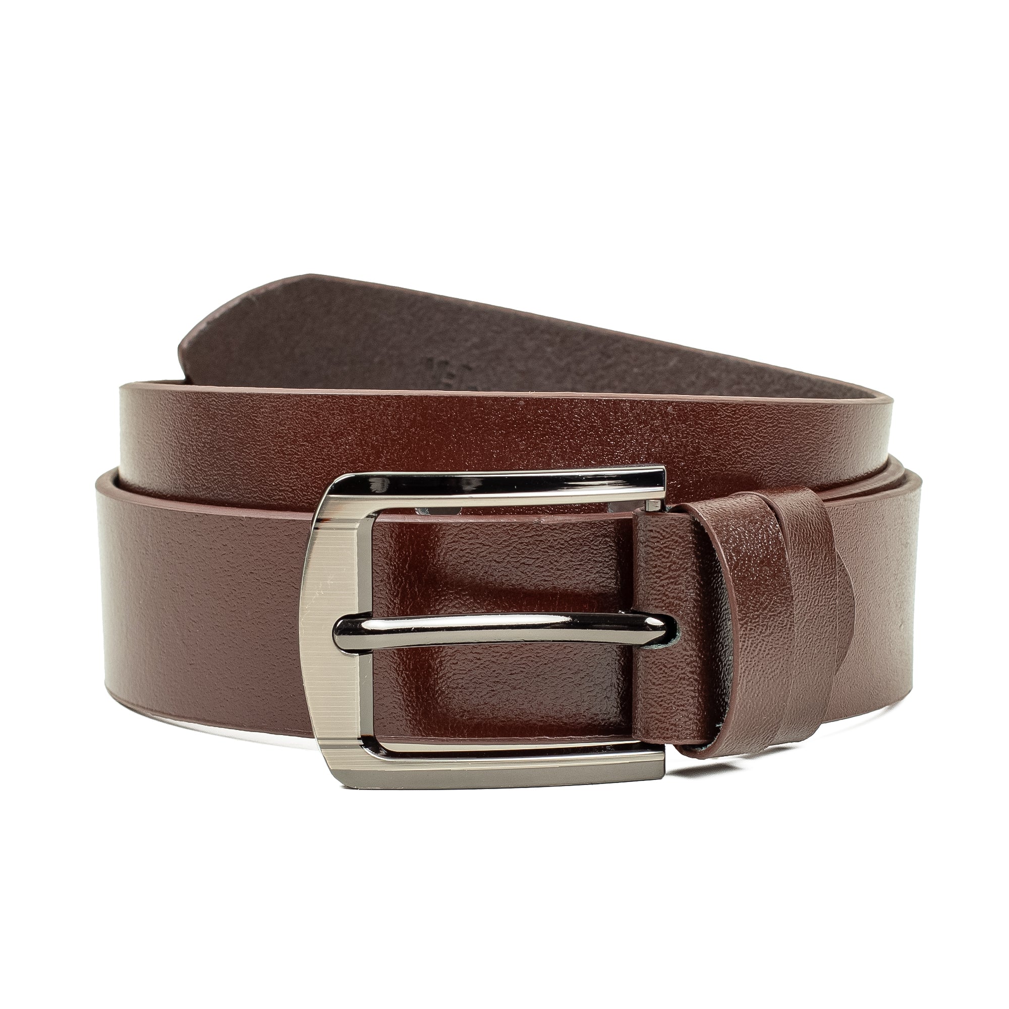 Men's Brown Genuine Leather Belt