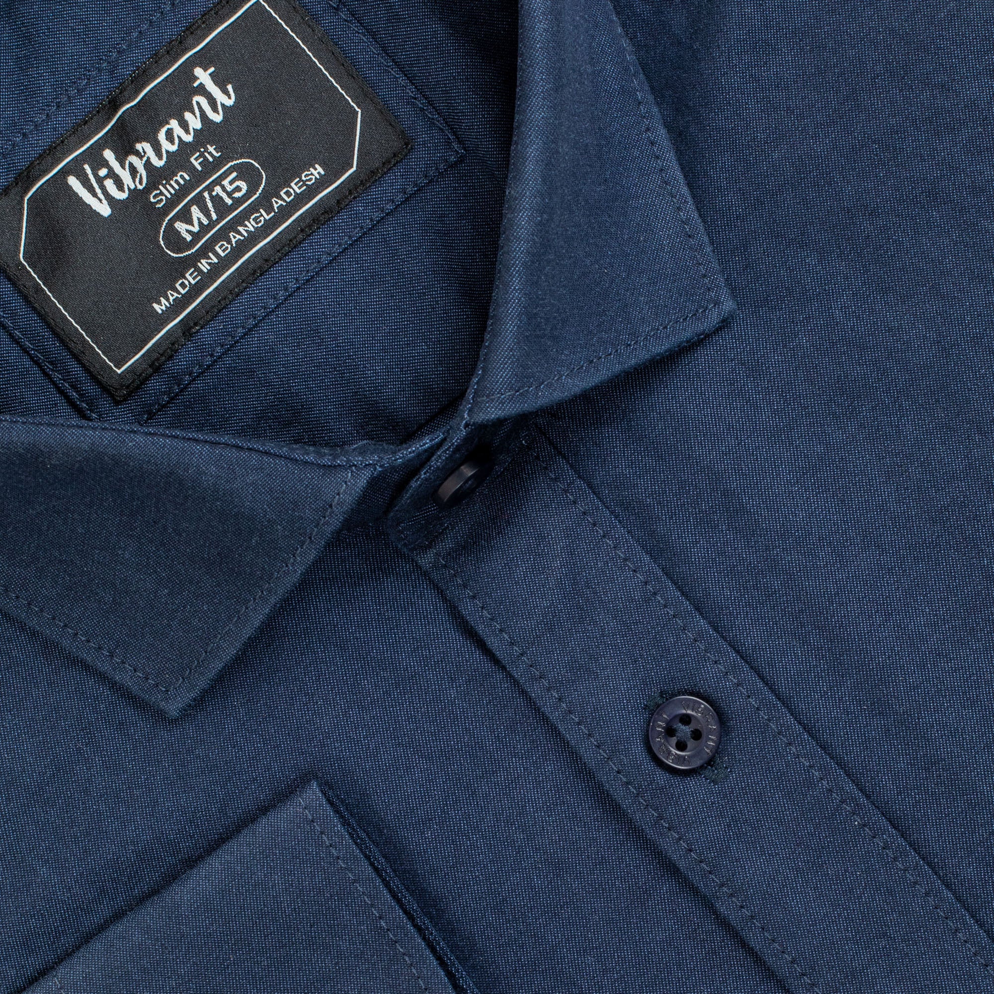 NAVY BLUE COLOR MEN FULL SLEEVE SHIRT - Image 3