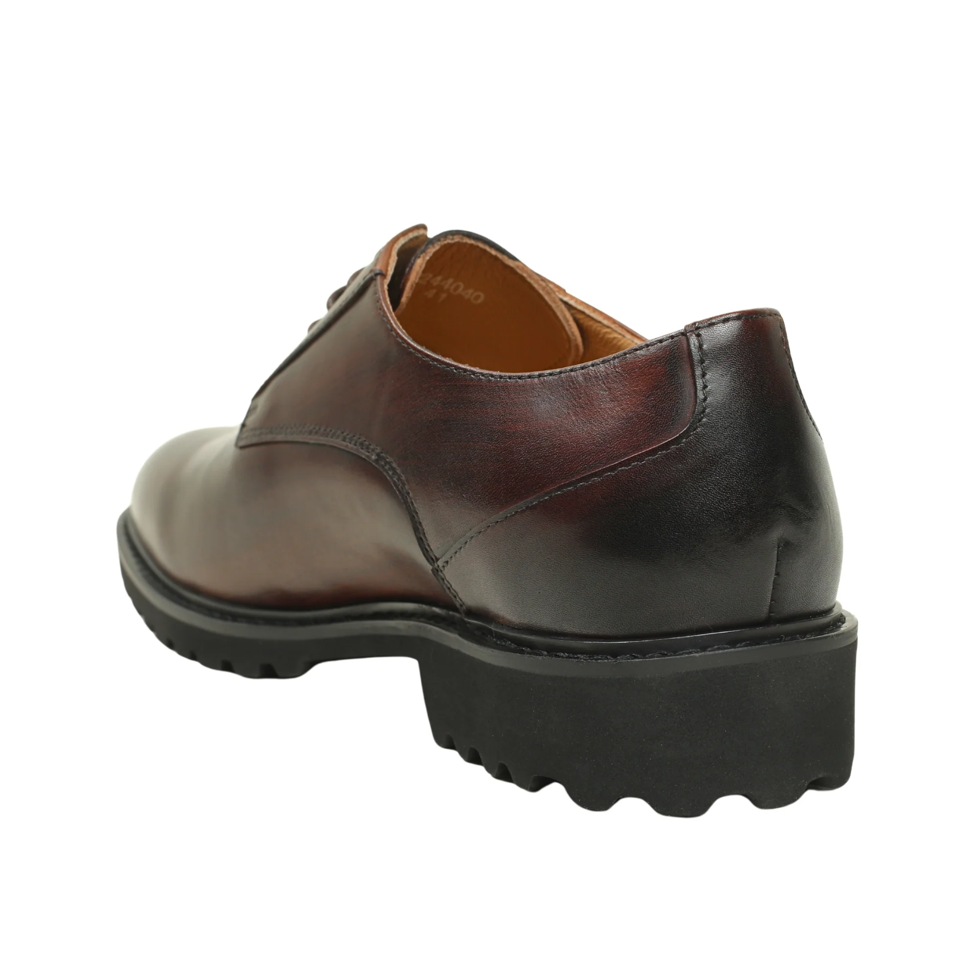 URBAN ELITE GENUINE LEATHER FORMAL LACE-UP SHOE - Image 8