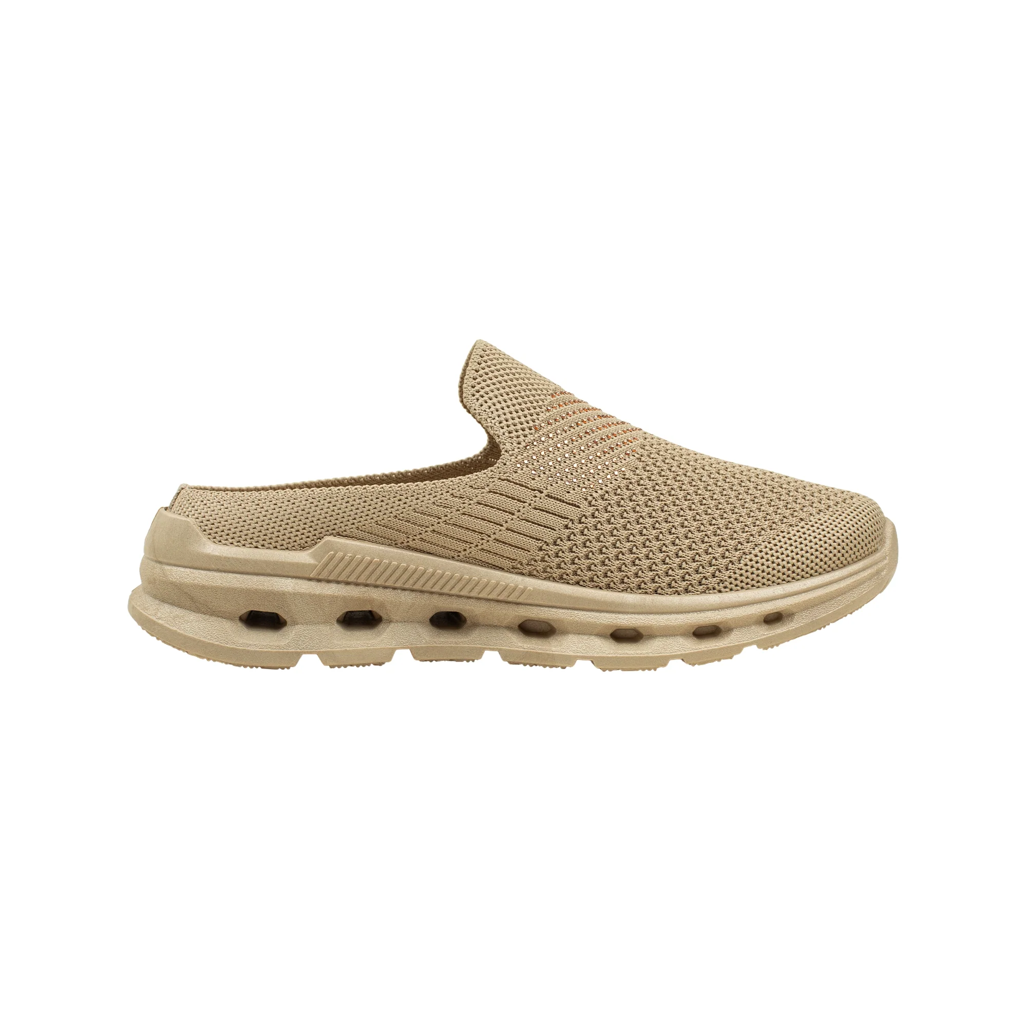 VIBRANT BAIGE AERO KNIT SLIP ON SHOES