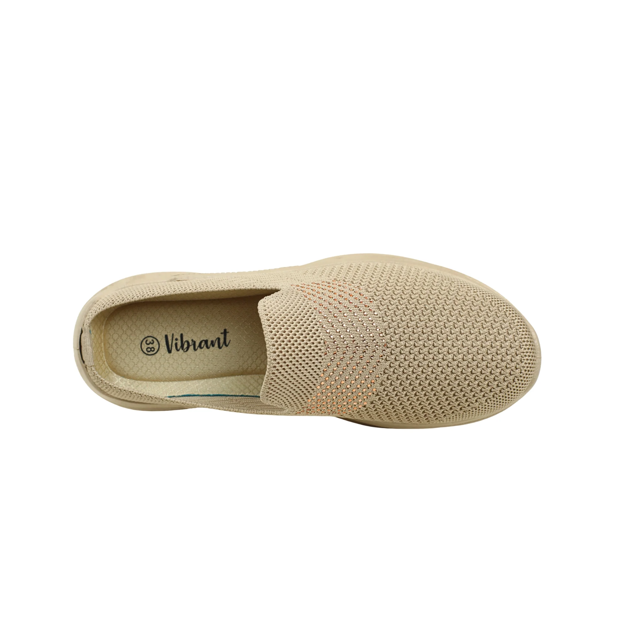 VIBRANT BAIGE AERO KNIT SLIP ON SHOES - Image 5
