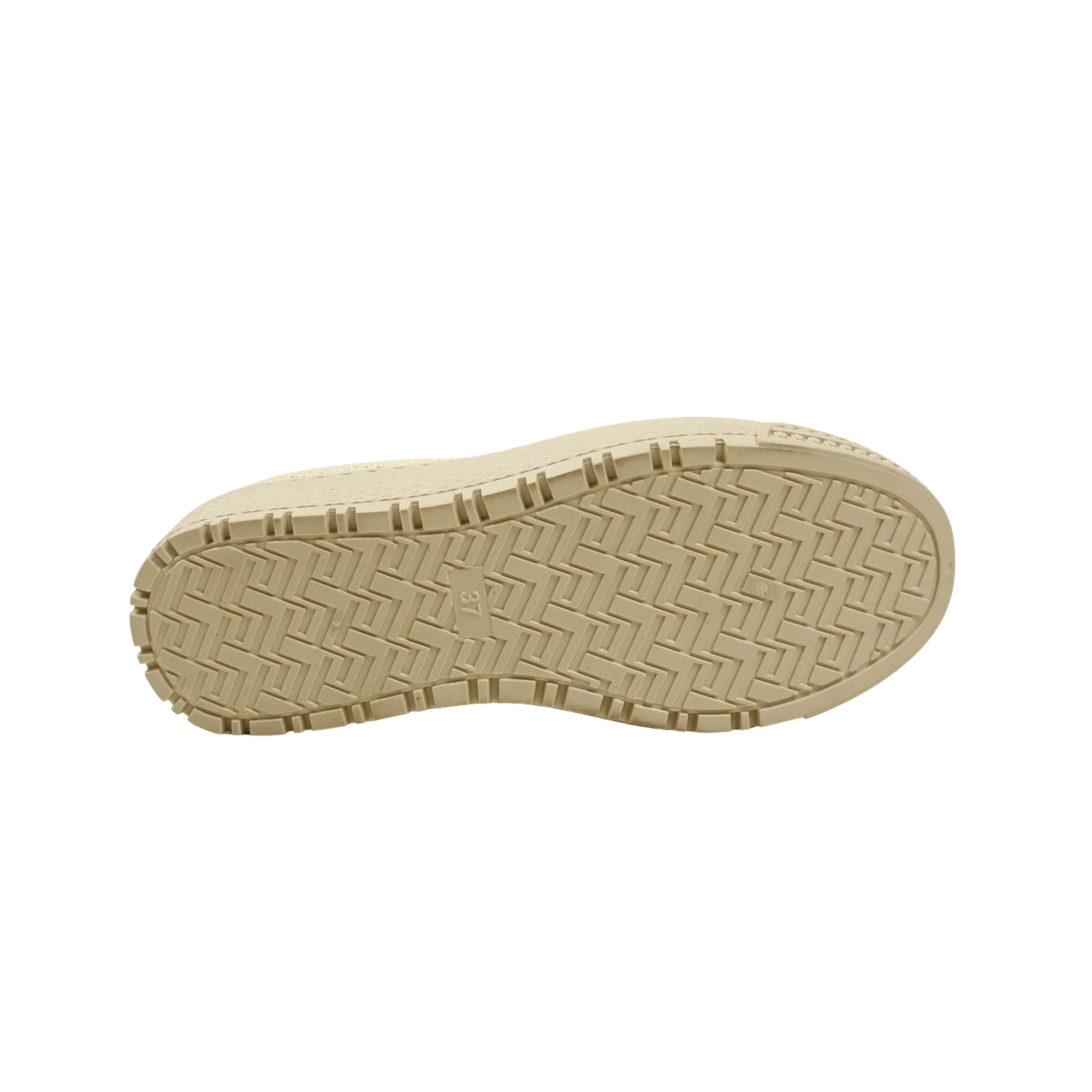 VIBRANT BEIGE AND PINK KNIT PLATFORM SLIP-ON SHOES - Image 6