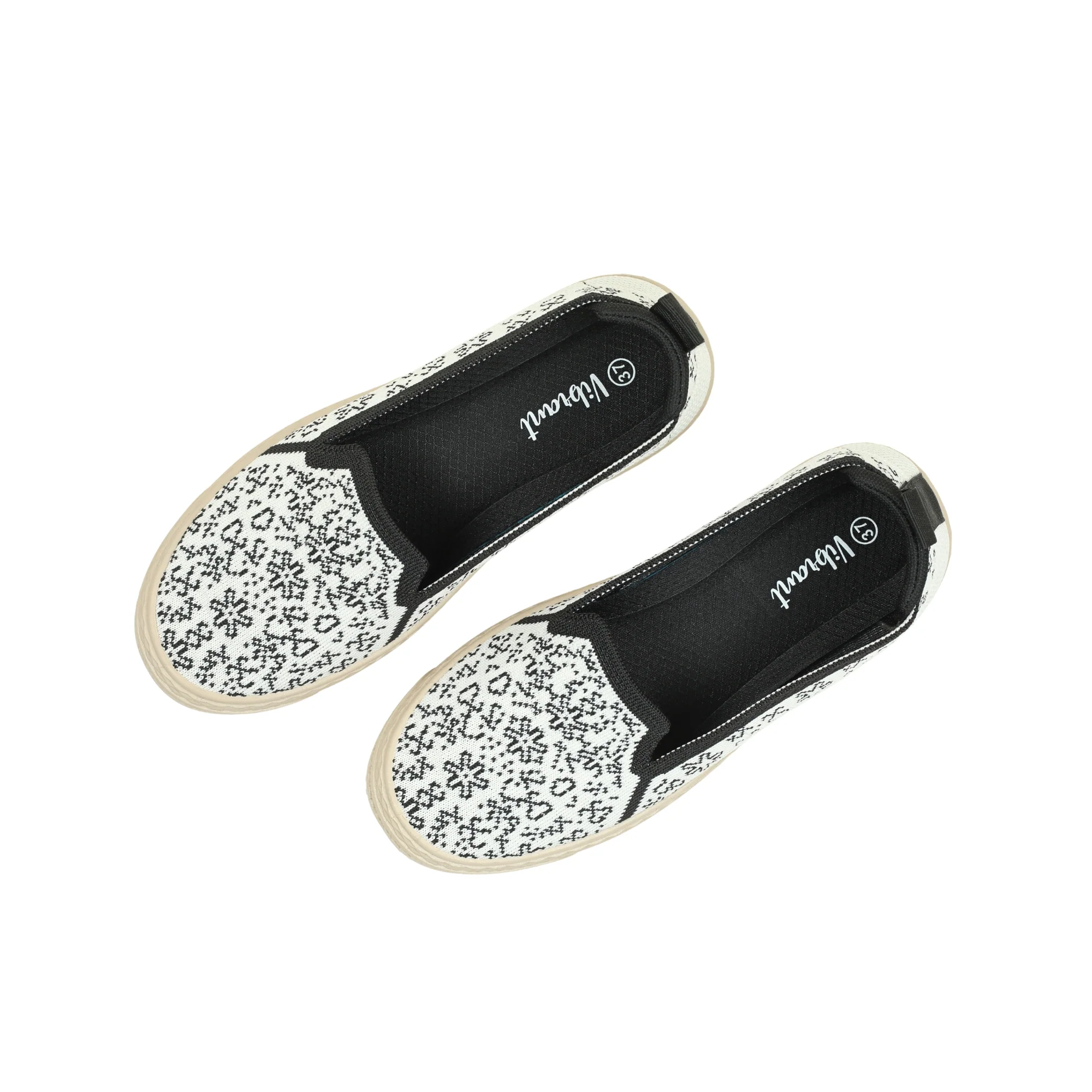 VIBRANT BLACK AND WHITE AVERO SHOE - Image 8