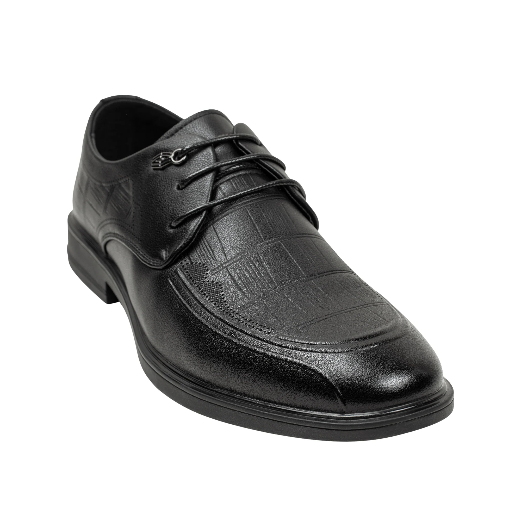 Vibrant Black Classic Men's Formal Shoes | Vibrant® Elegant Dress Shoes - Image 2