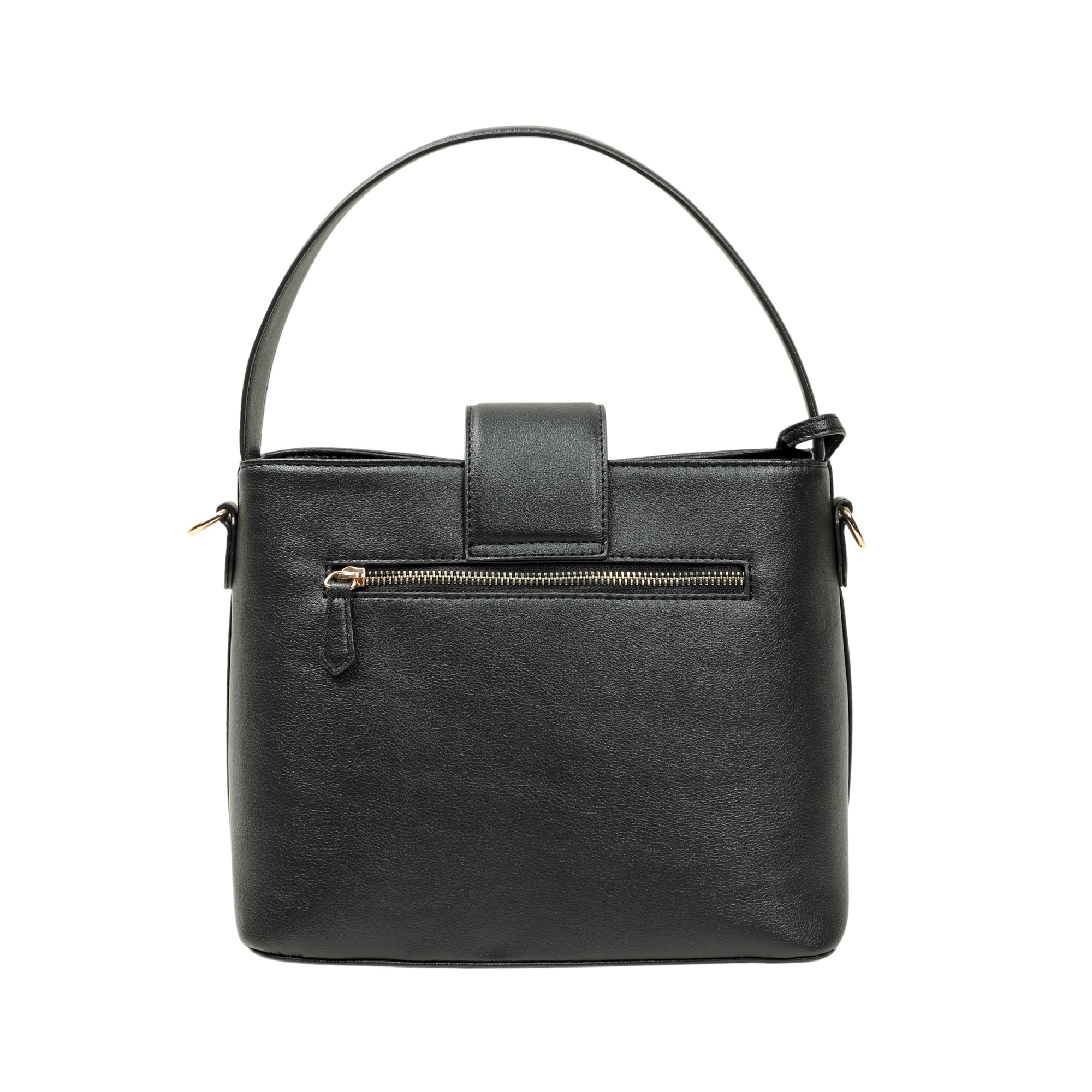 VIBRANT BLACK PU LEATHER BAG - Image 2