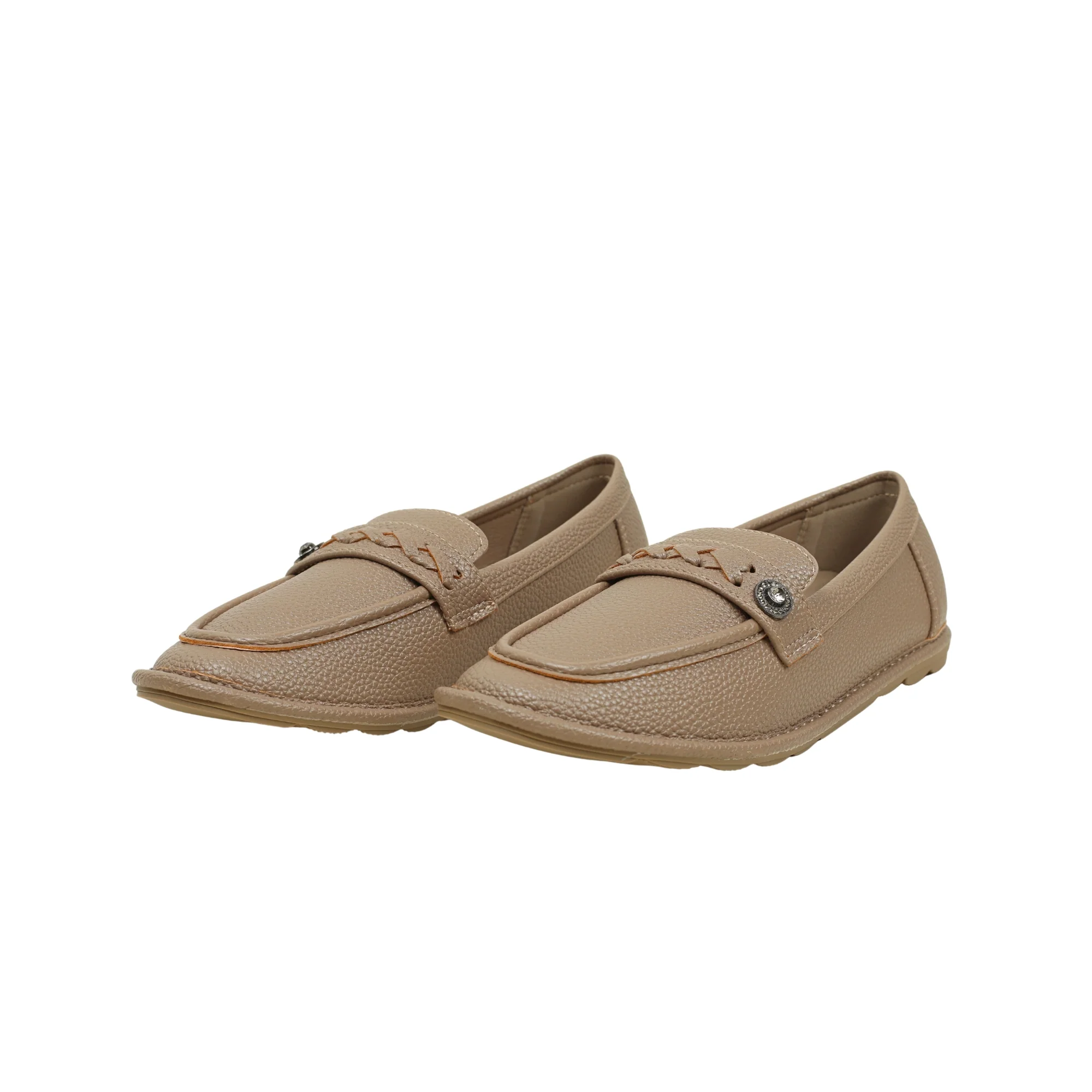 VIBRANT COMFY LITE BEIGE LADIES SHOES - Image 7
