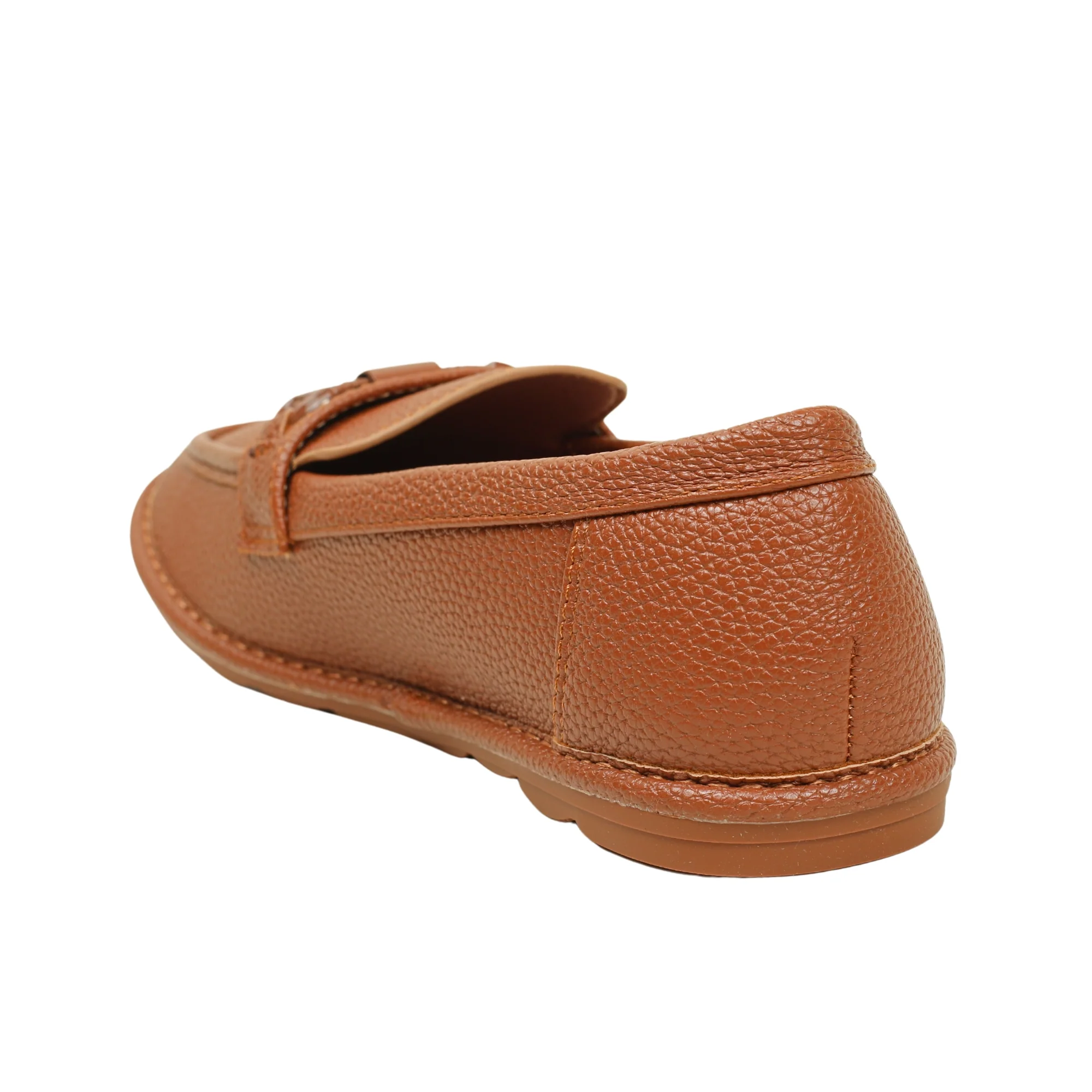 VIBRANT COMFY LITE TAN/LIGHT BROWN LADIES SHOES - Image 4