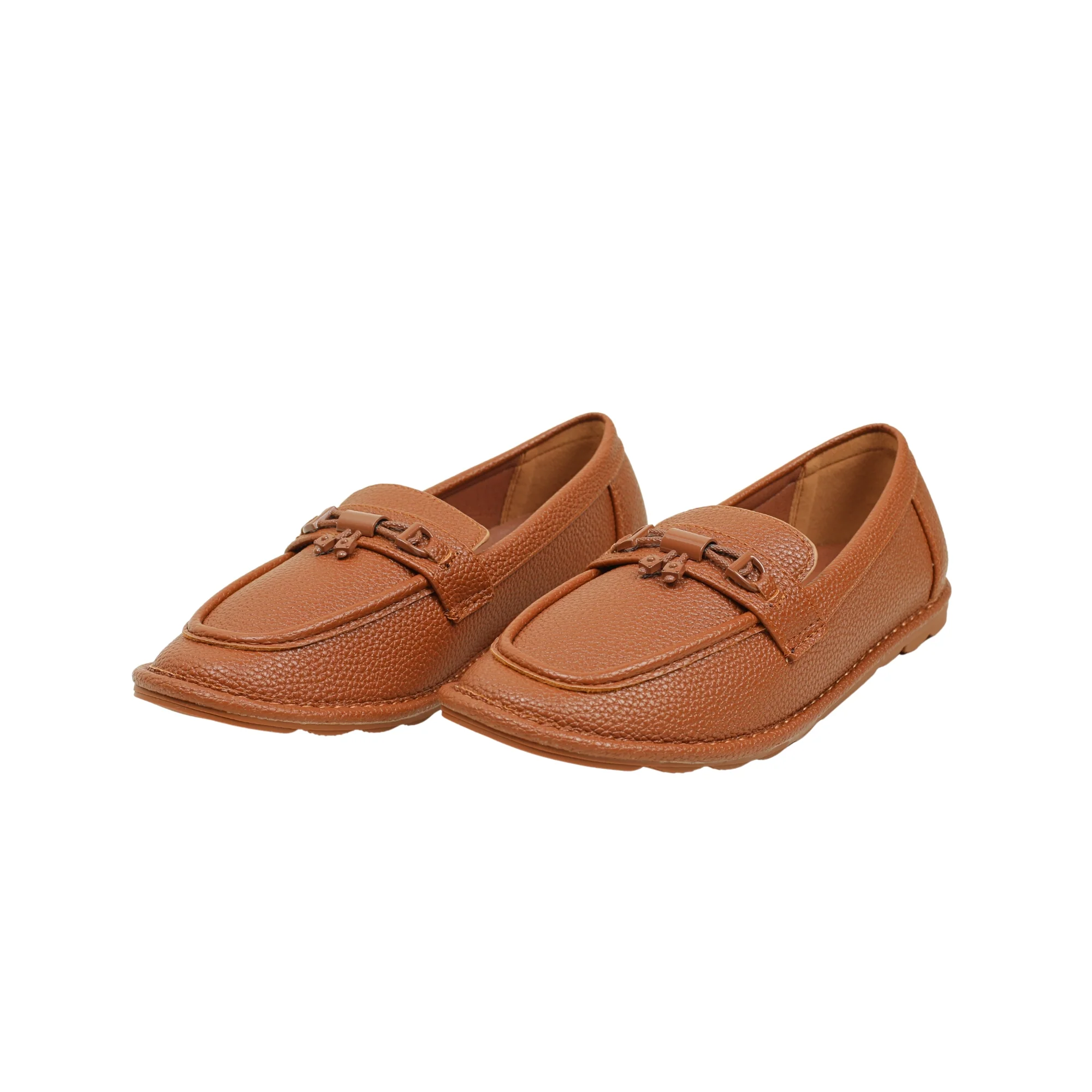VIBRANT COMFY LITE TAN/LIGHT BROWN LADIES SHOES - Image 7