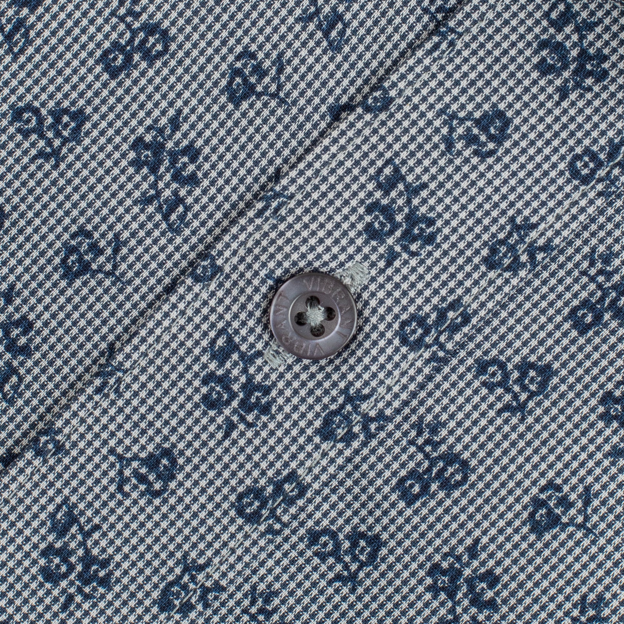 VIBRANT FLORAL MICRO PRINT SLIM FIT MEN’S CASUAL SHIRT - Image 4