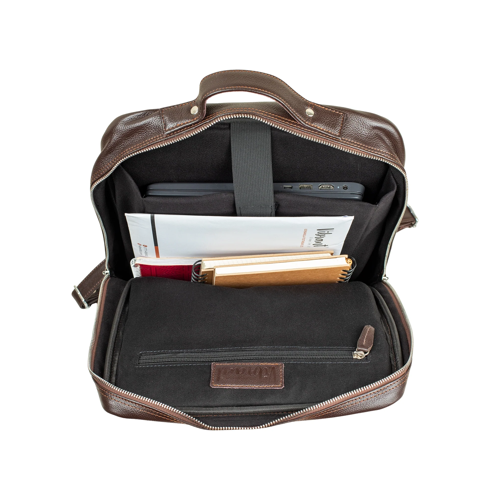 VIBRANT GENUINE LEATHER BACKPACK - Image 5