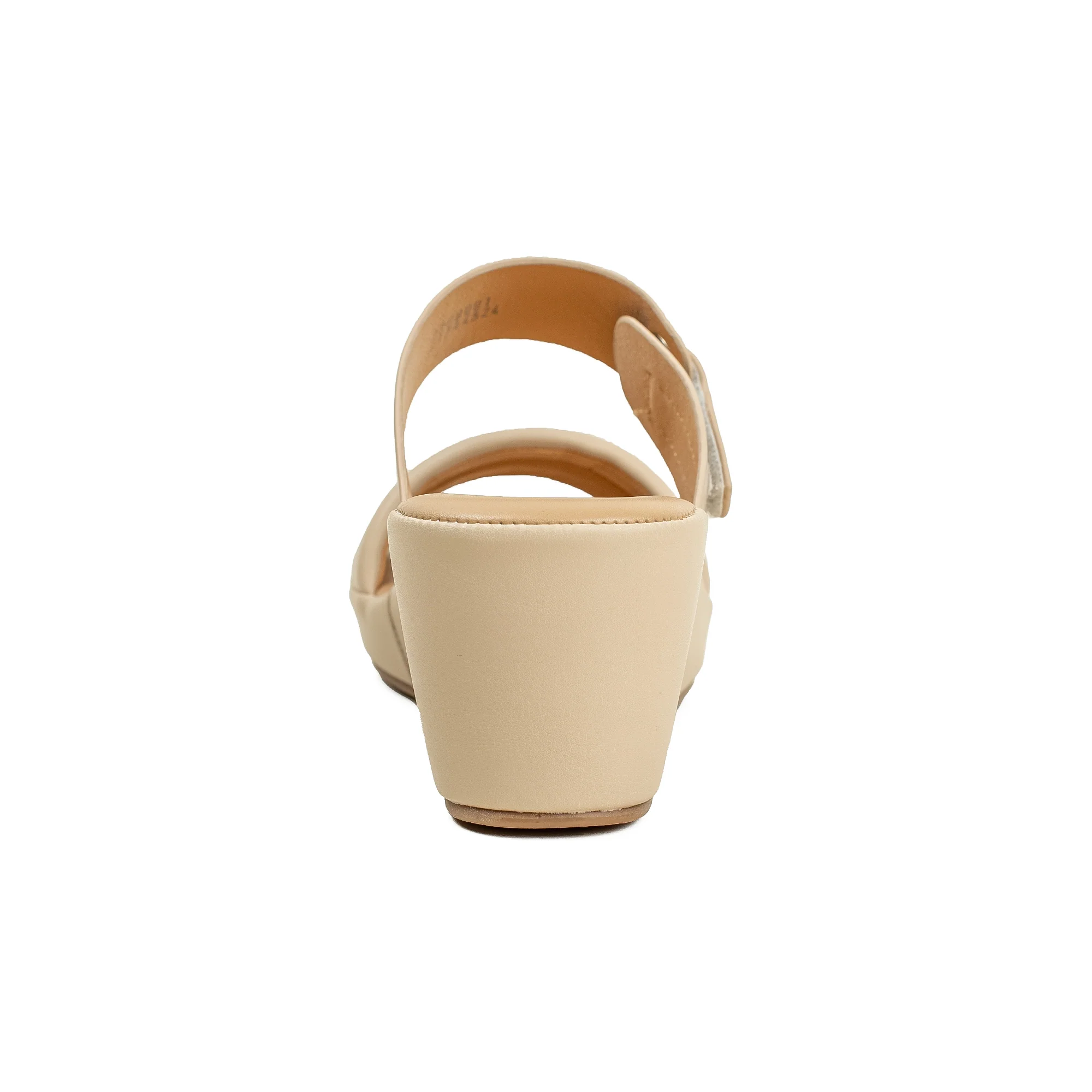Vibrant Ladies’ Beige Wedge Heel Sandal – Dr. Vi Super Comfortable Fashion Sandal with PU Leather Upper & TPR Outsole - Image 4