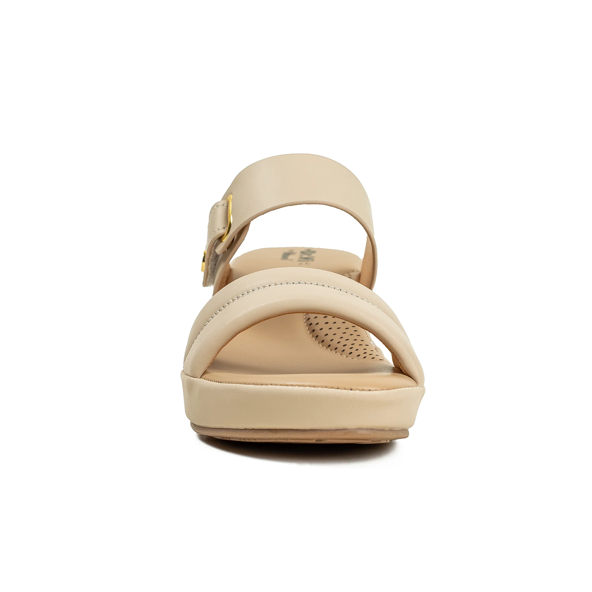 Vibrant Ladies’ Beige Wedge Heel Sandal – Dr. Vi Super Comfortable Fashion Sandal with PU Leather Upper & TPR Outsole - Image 5