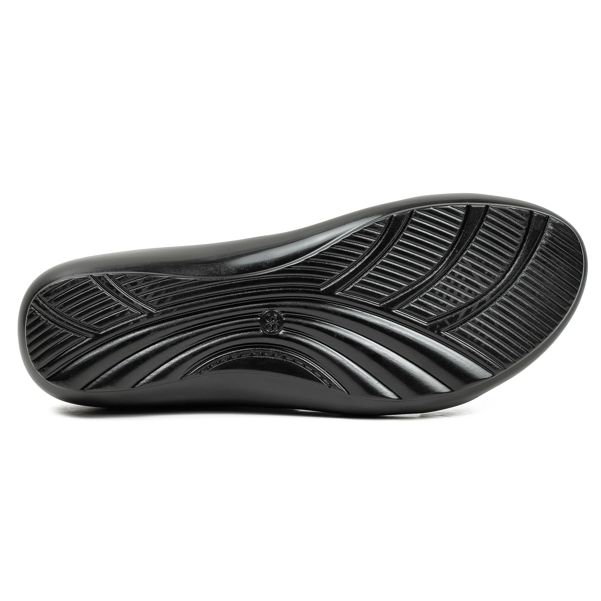 Vibrant Ladies Black Wedge Sandal – Comfortable & Stylish PU Leather - Image 5