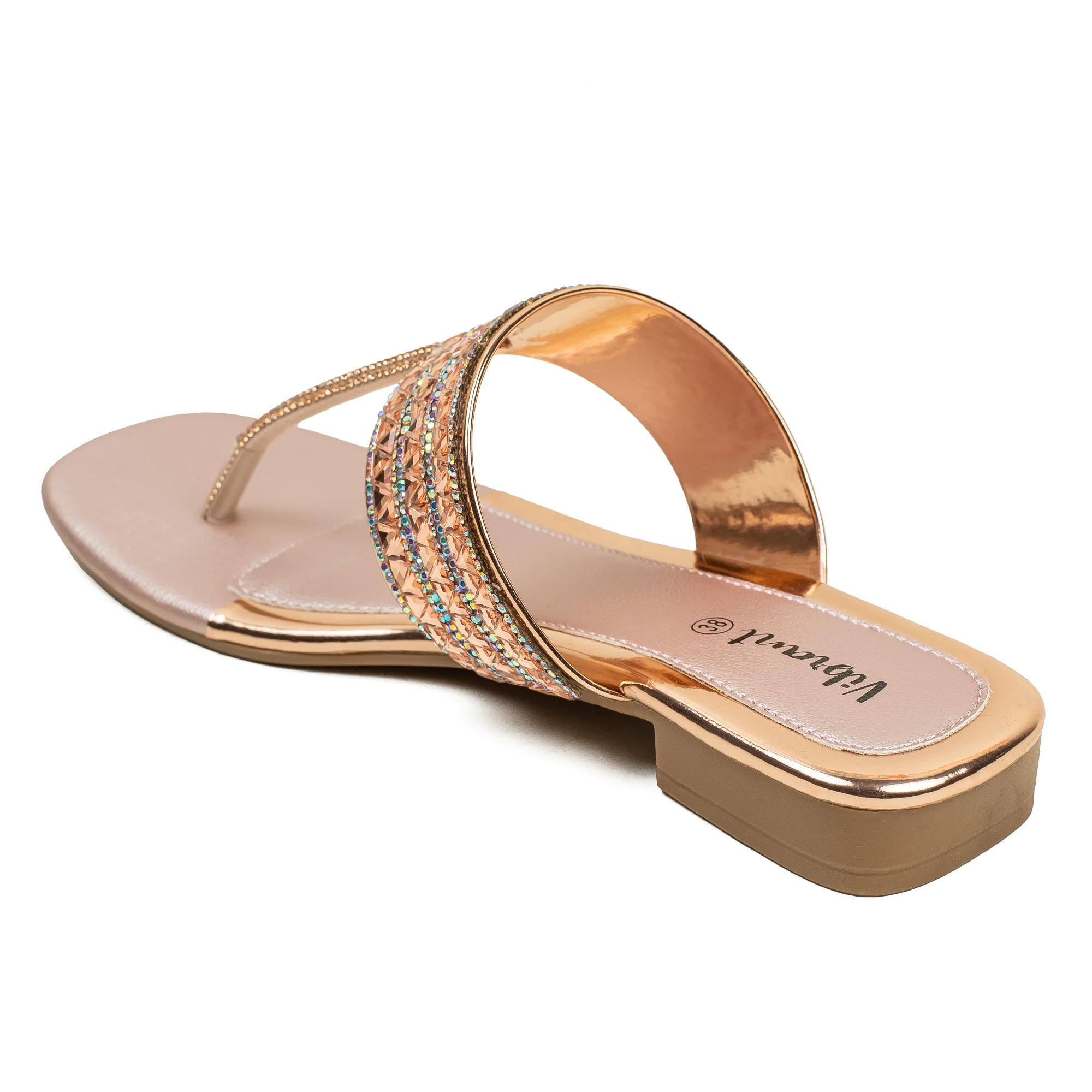 Vibrant Ladies Flat Sandal - Image 5