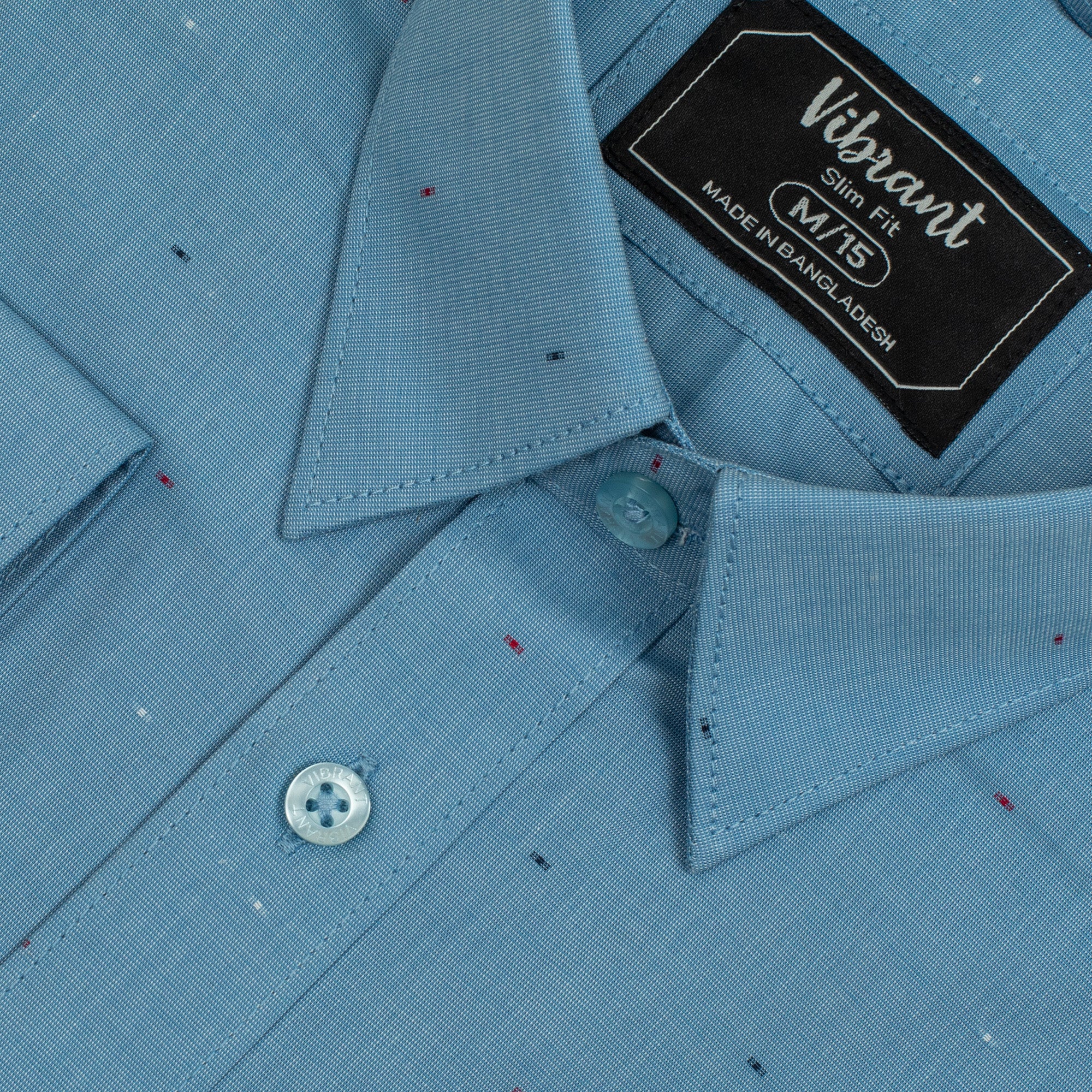 Vibrant Men's Cotton Full Sleeve Shirt - Image 3