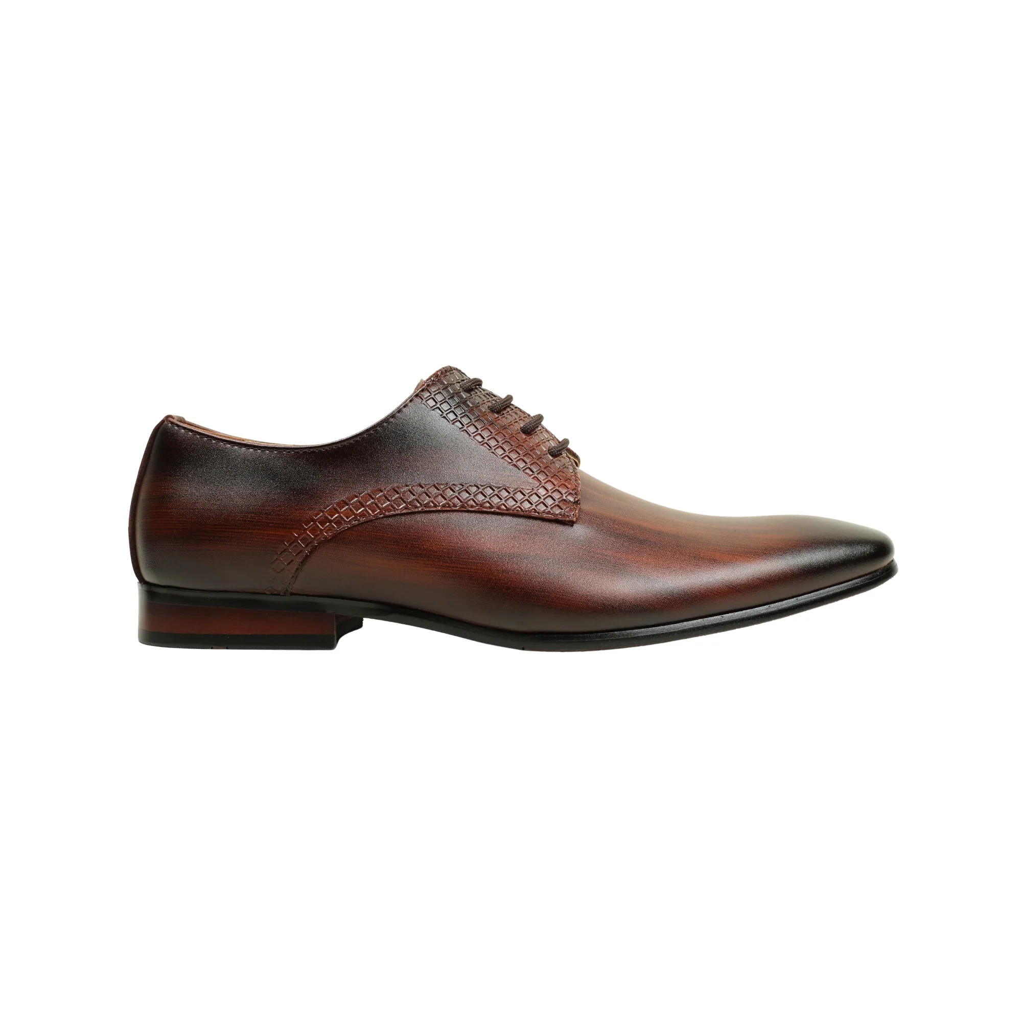 VIBRANT MEN'S GENUINE LEATHER FORMAL LACE-UP SHOE