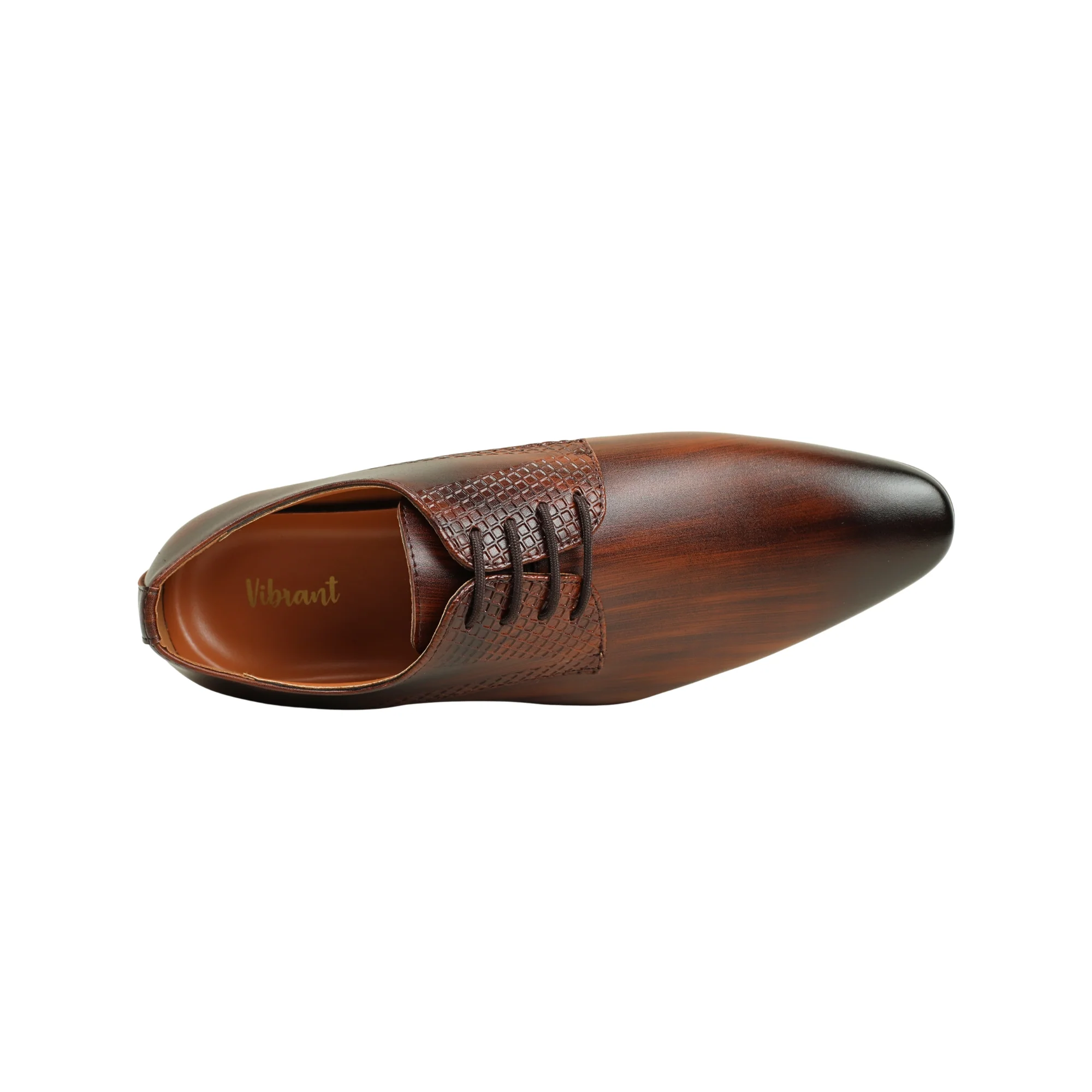 VIBRANT MEN'S GENUINE LEATHER FORMAL LACE-UP SHOE - Image 5