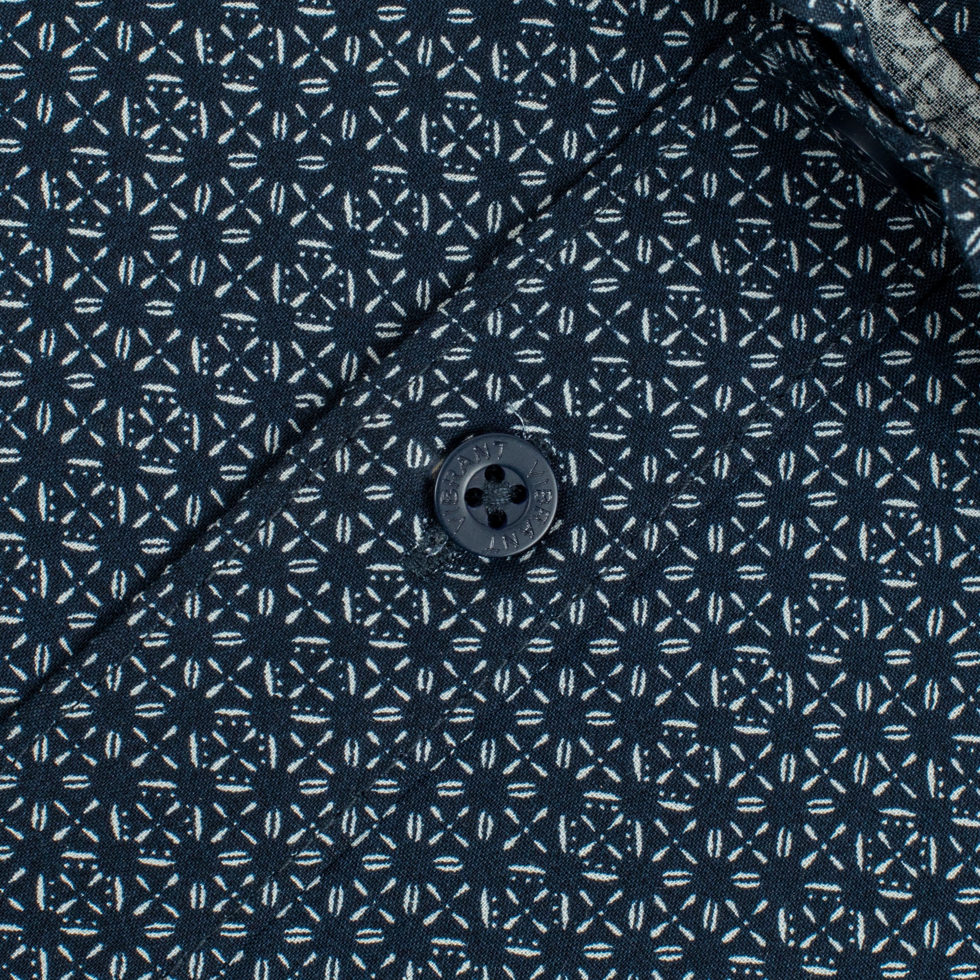VIBRANT MEN'S GEOMETRIC PRINTED HALF SLEEVE SHIRT - Image 4