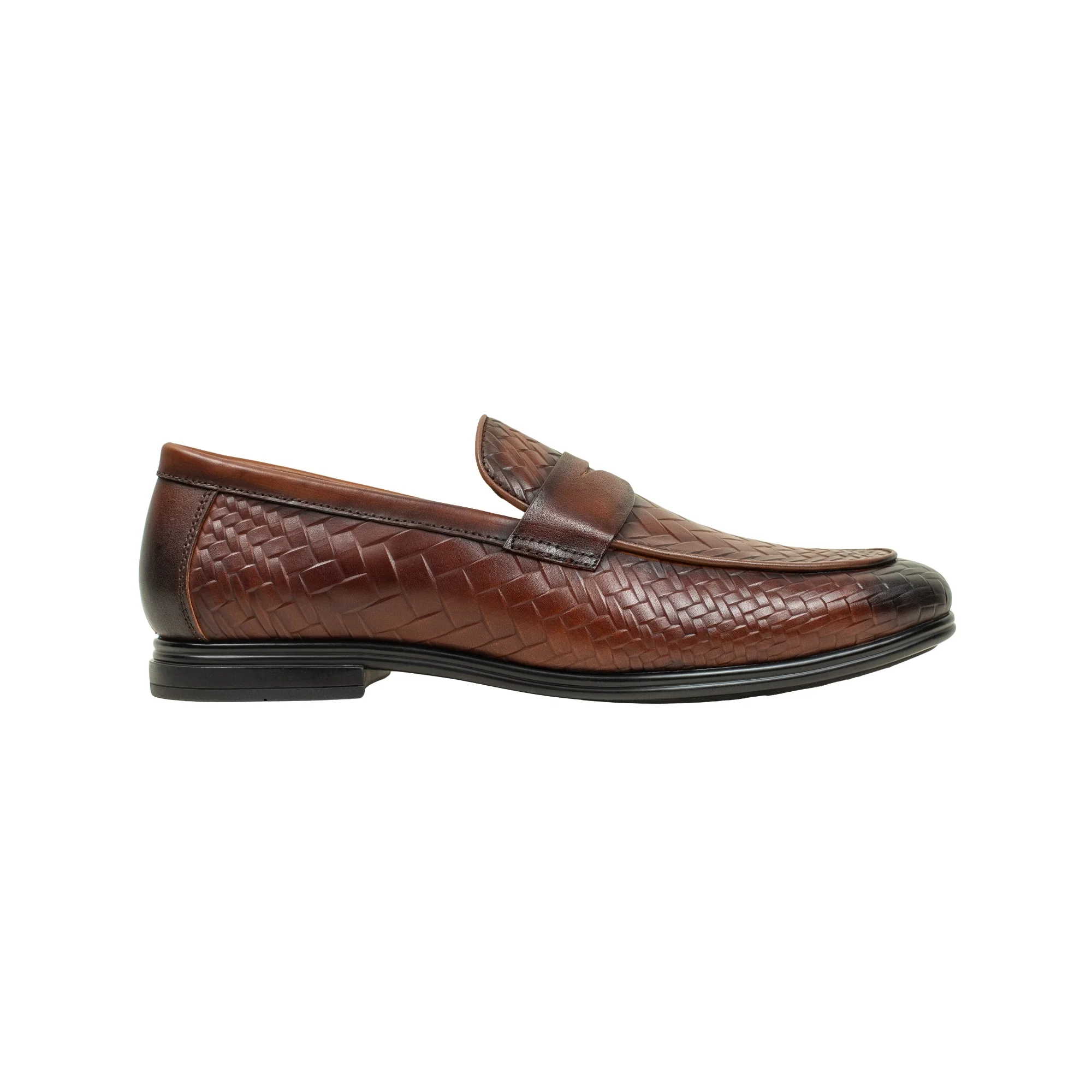 VIBRANT MEN'S IMPERIAL WEAVE GENUINE LEATHER SHOE