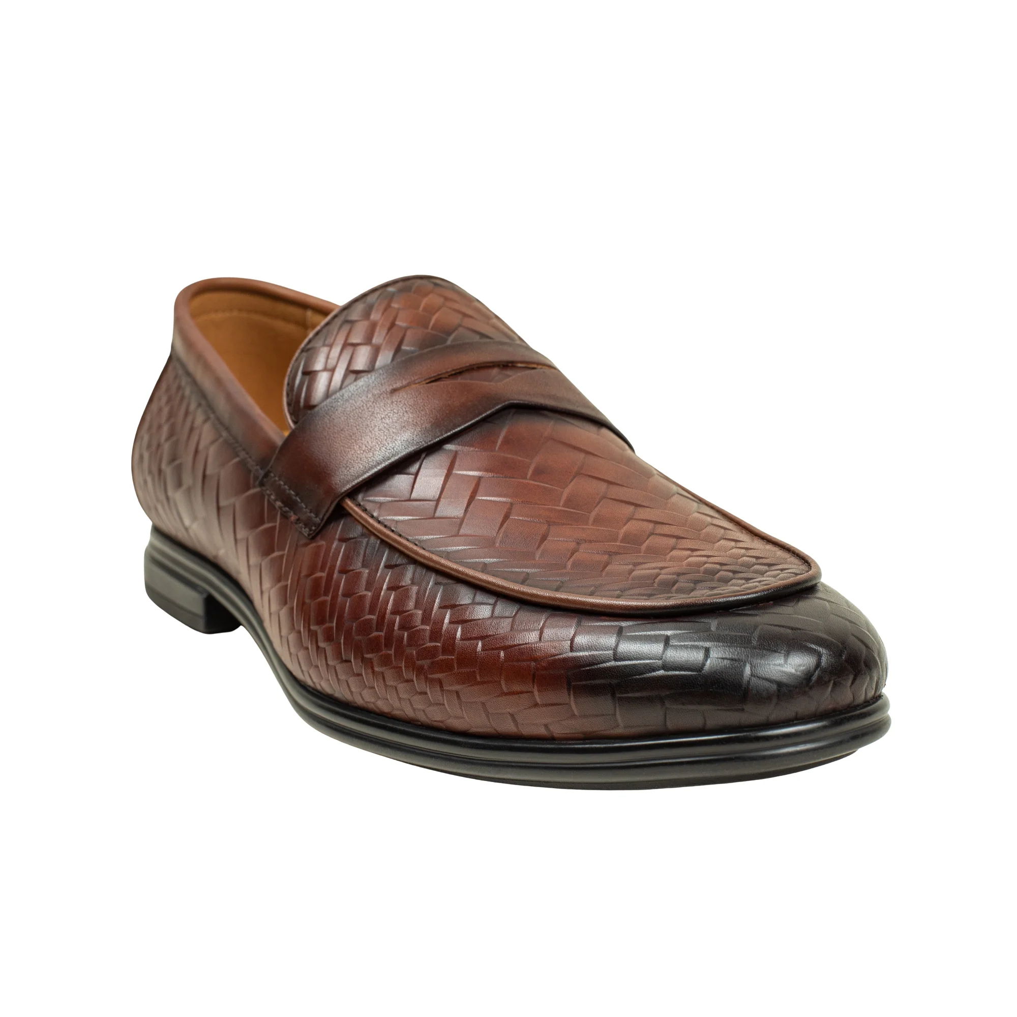 VIBRANT MEN'S IMPERIAL WEAVE GENUINE LEATHER SHOE - Image 2