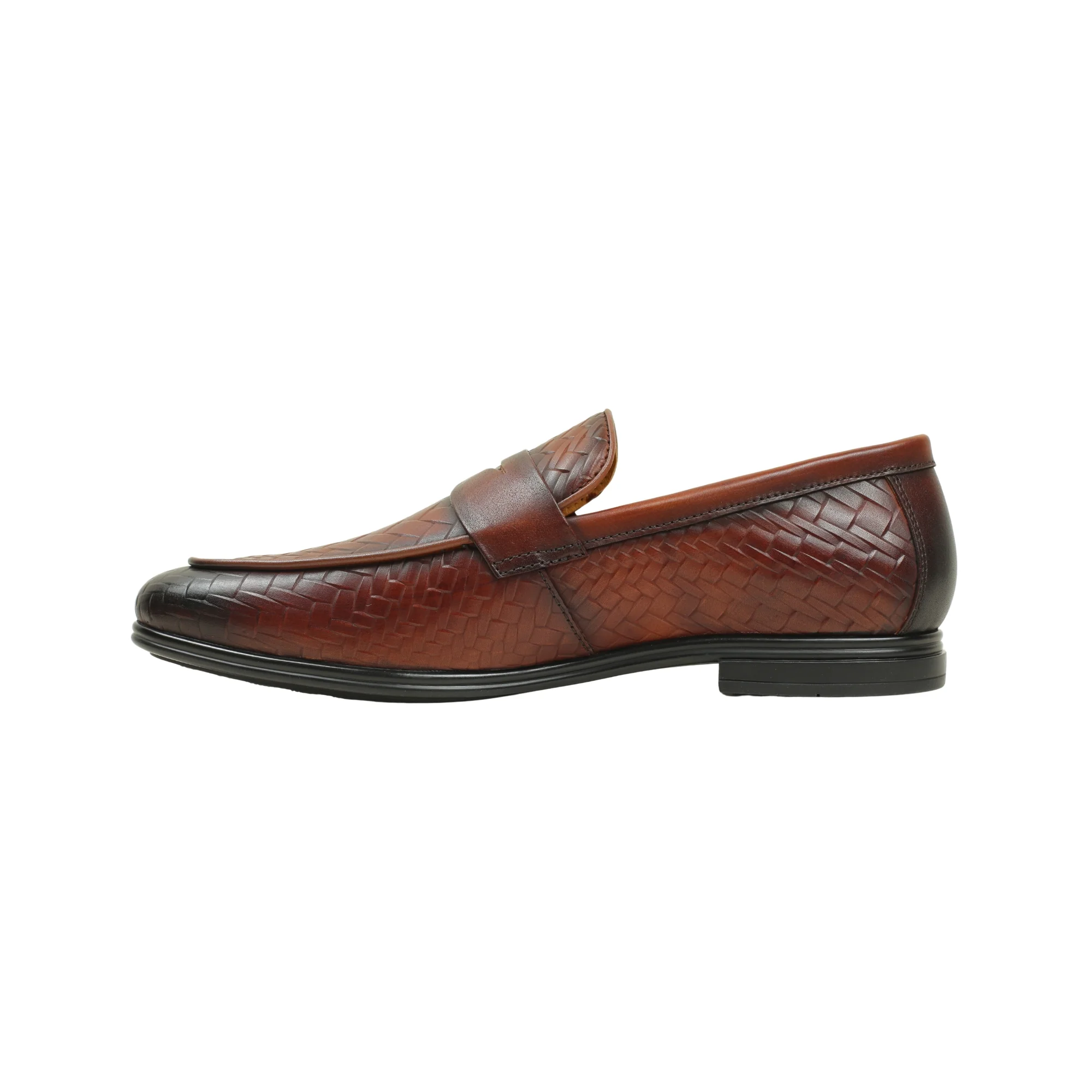 VIBRANT MEN'S IMPERIAL WEAVE GENUINE LEATHER SHOE - Image 3