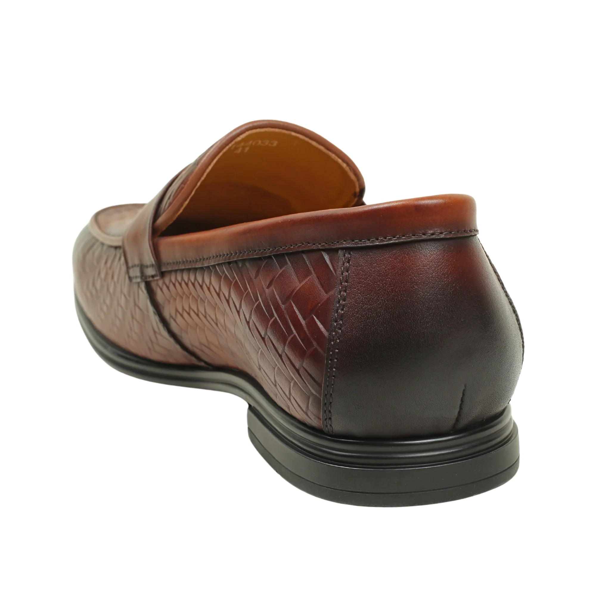 VIBRANT MEN'S IMPERIAL WEAVE GENUINE LEATHER SHOE - Image 4