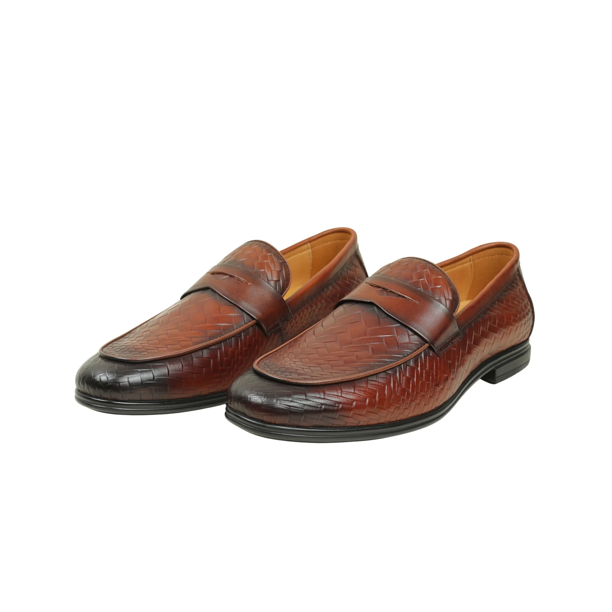 VIBRANT MEN'S IMPERIAL WEAVE GENUINE LEATHER SHOE - Image 7