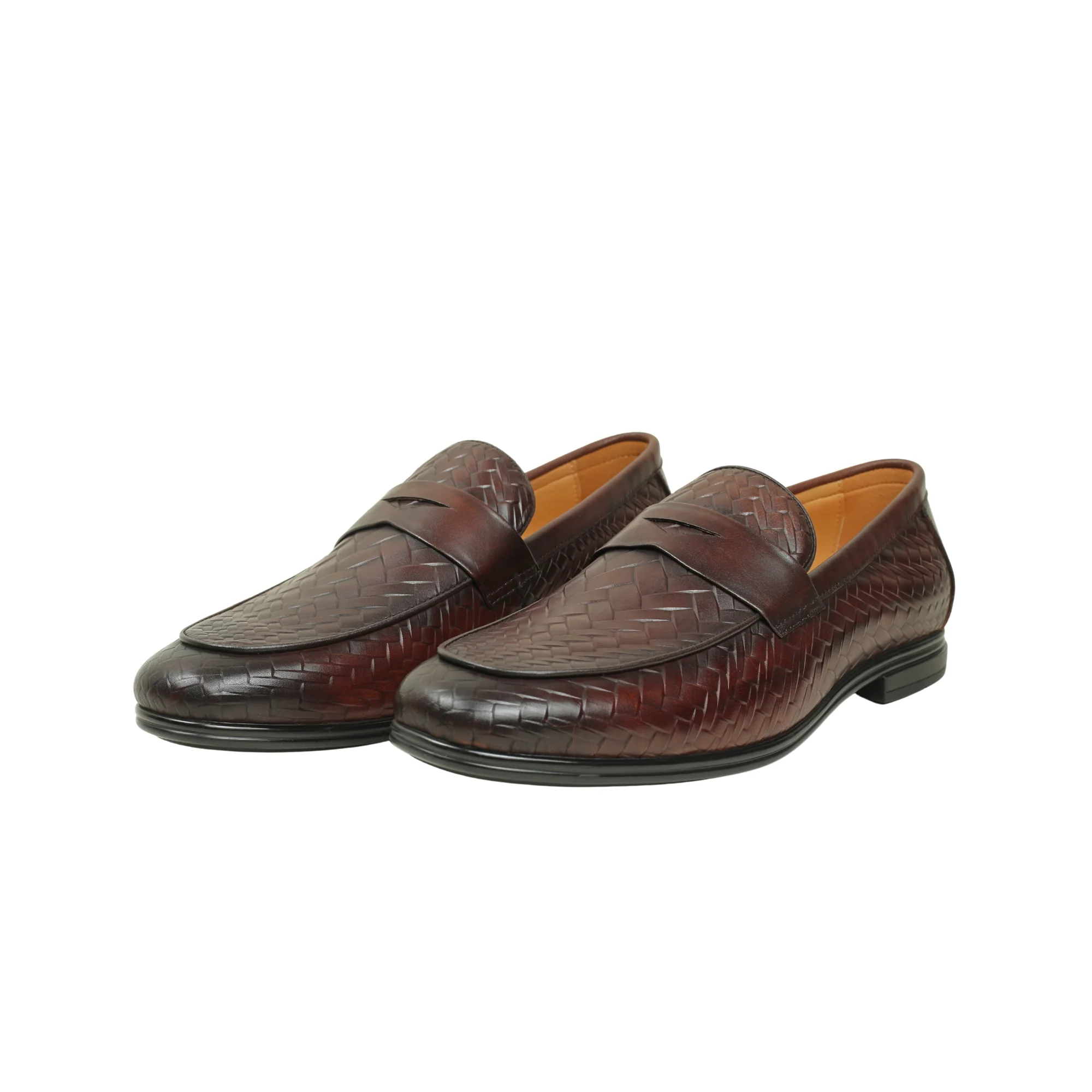 VIBRANT MEN'S IMPERIAL WEAVE GENUINE LEATHER SHOE - Image 4