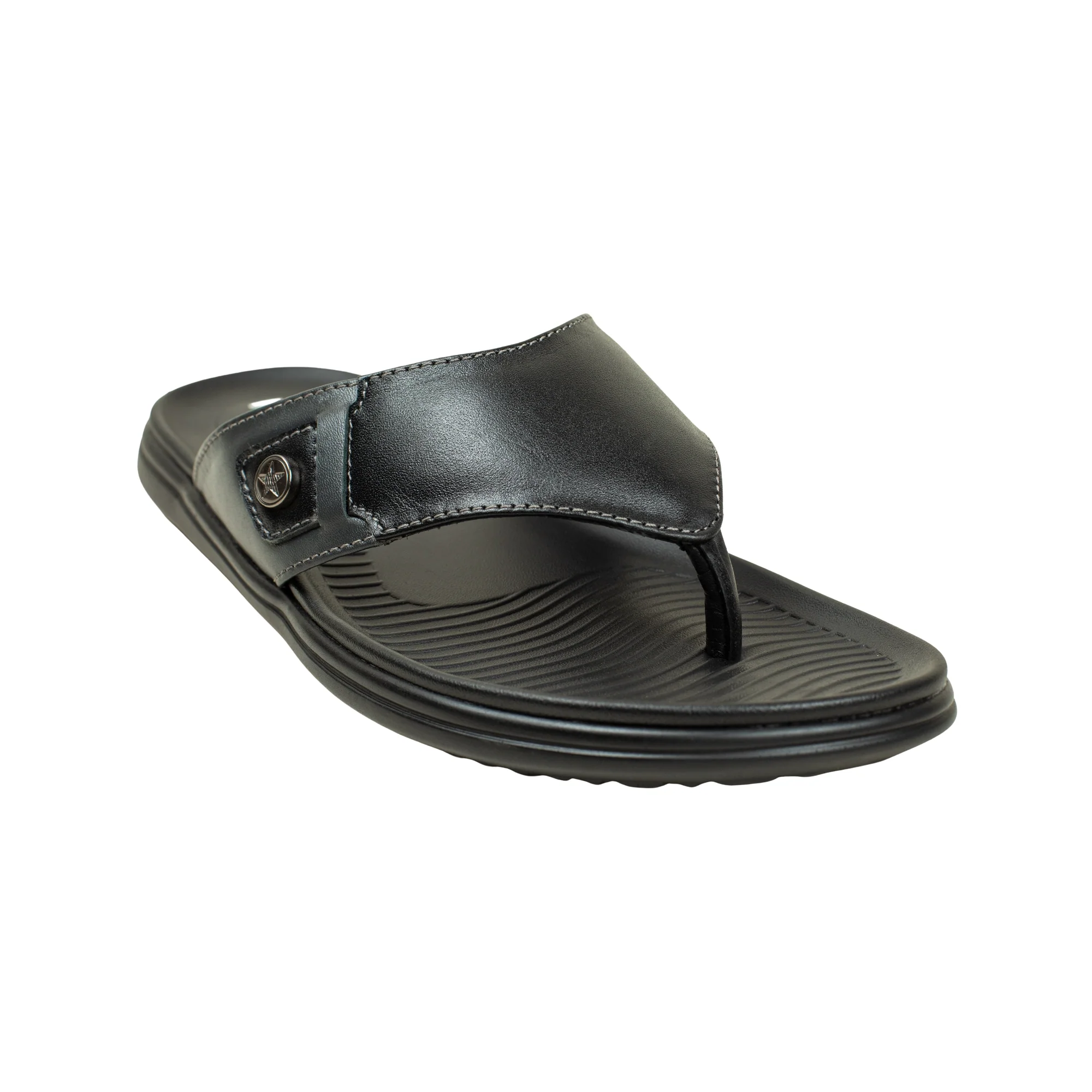 Vibrant Men's Leather Sandal - Image 2
