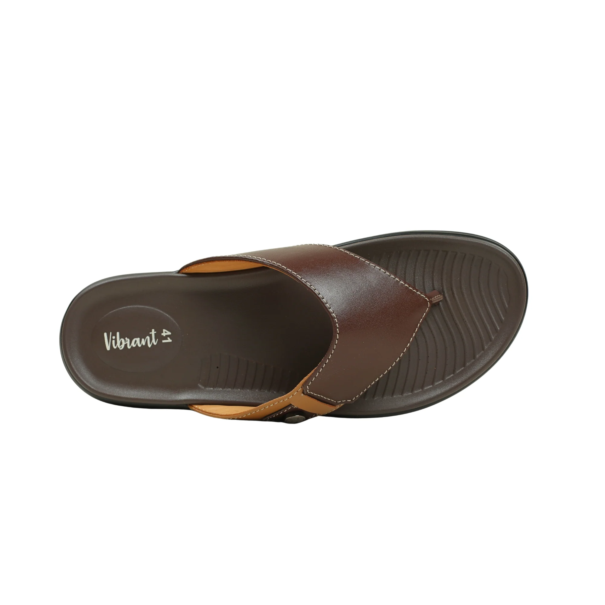 Vibrant Men's Leather Sandal - Image 5