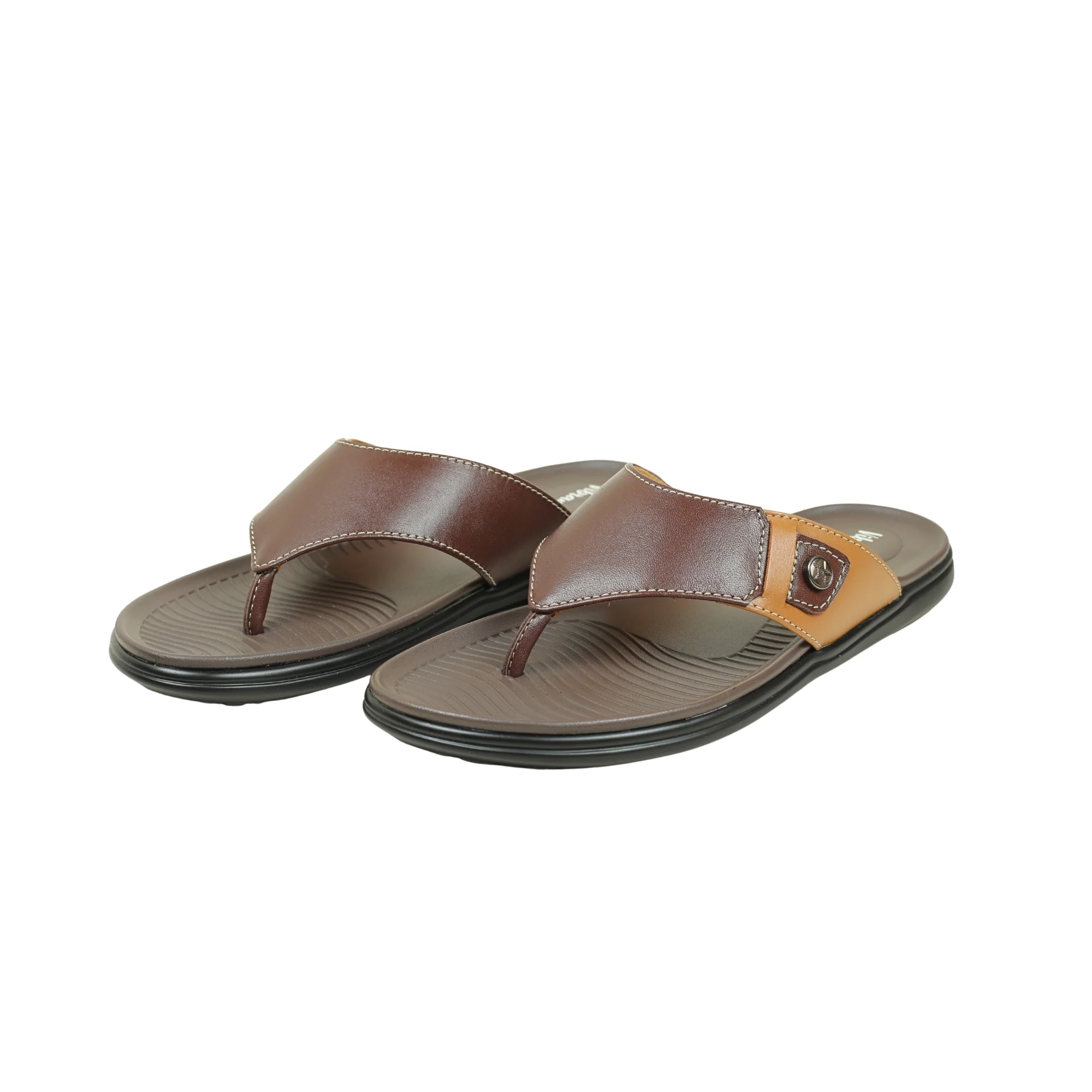 Vibrant Men's Leather Sandal - Image 7