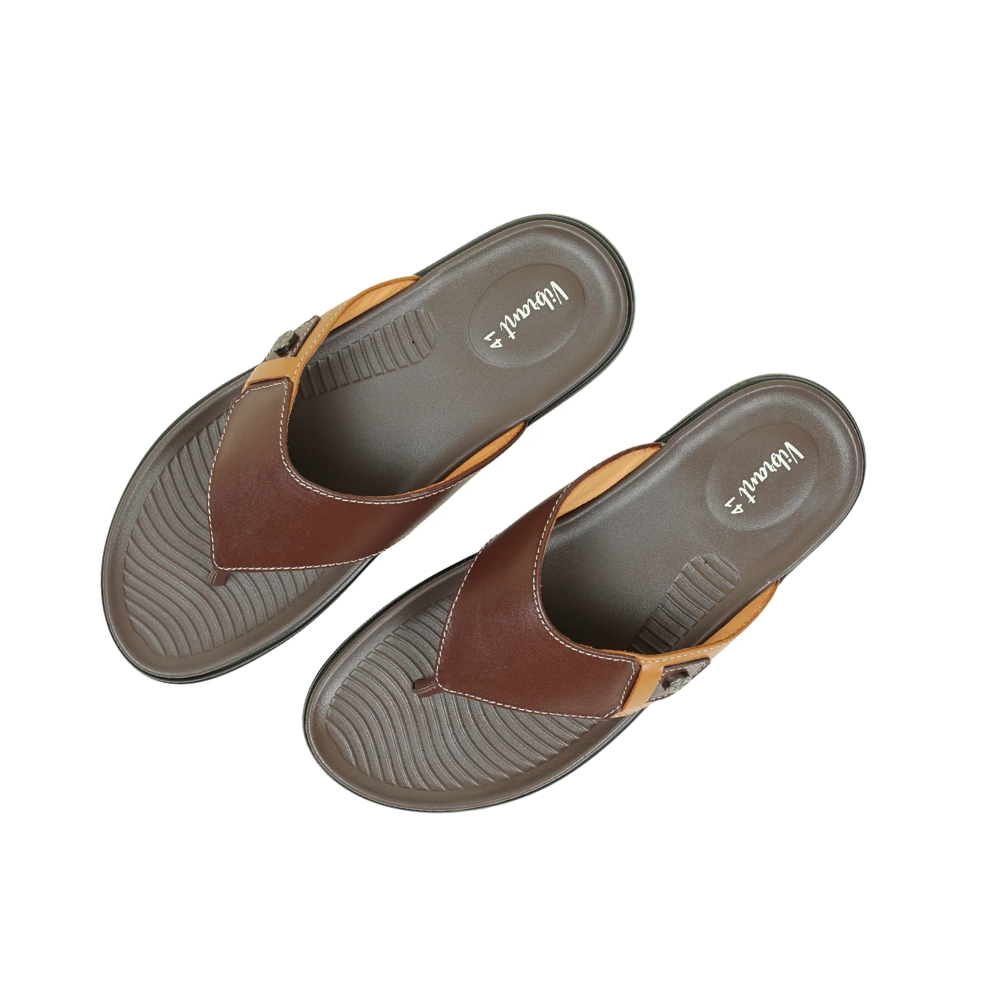 Vibrant Men's Leather Sandal - Image 8