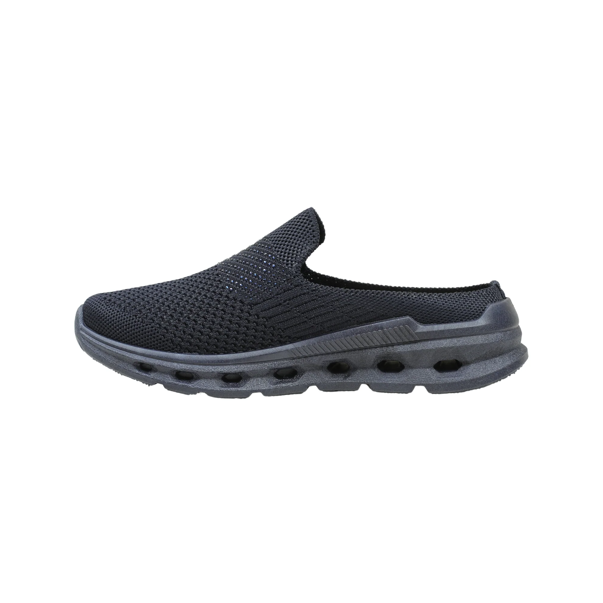 VIBRANT NAVY AERO KNIT SLIP ON SHOES - Image 3