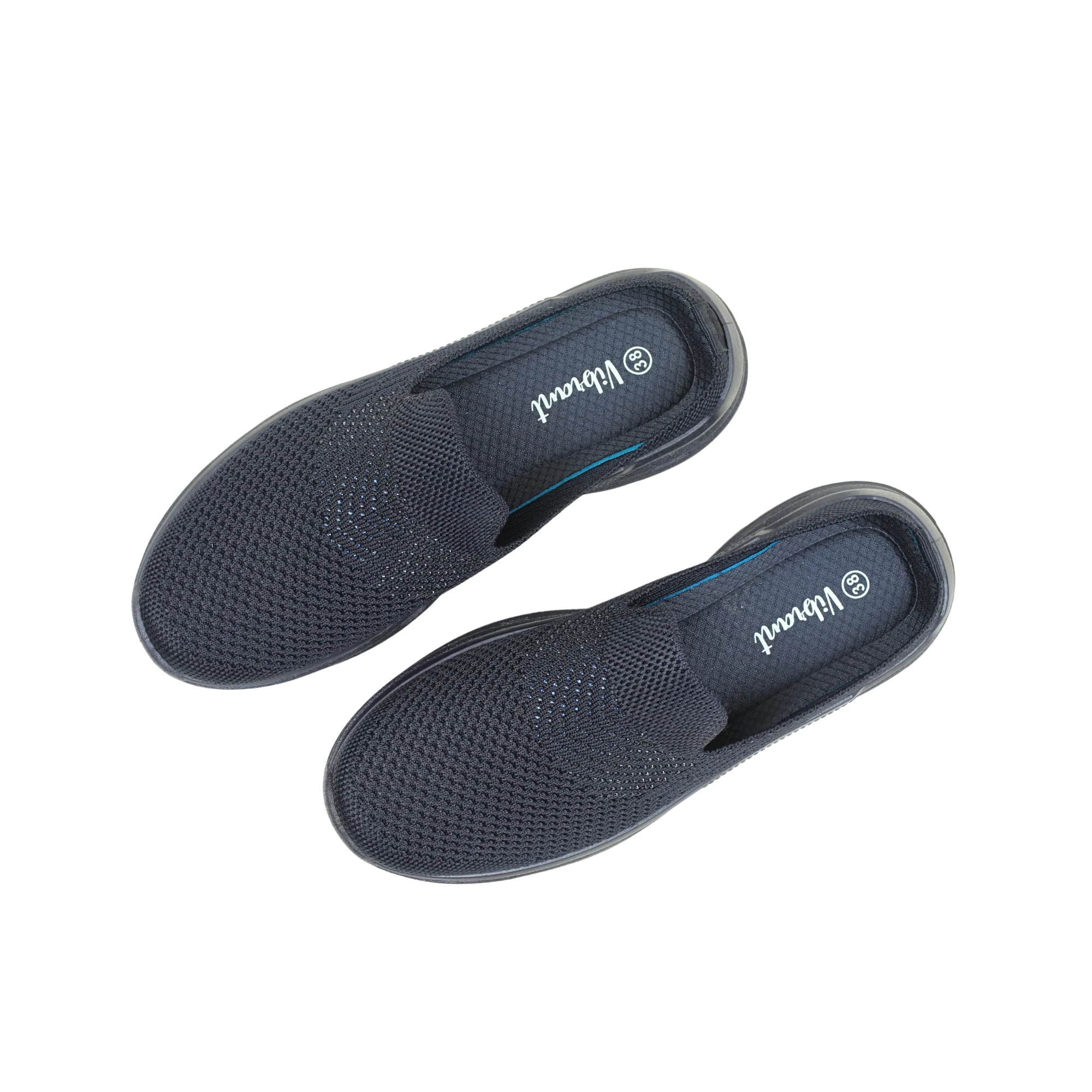 VIBRANT NAVY AERO KNIT SLIP ON SHOES - Image 8