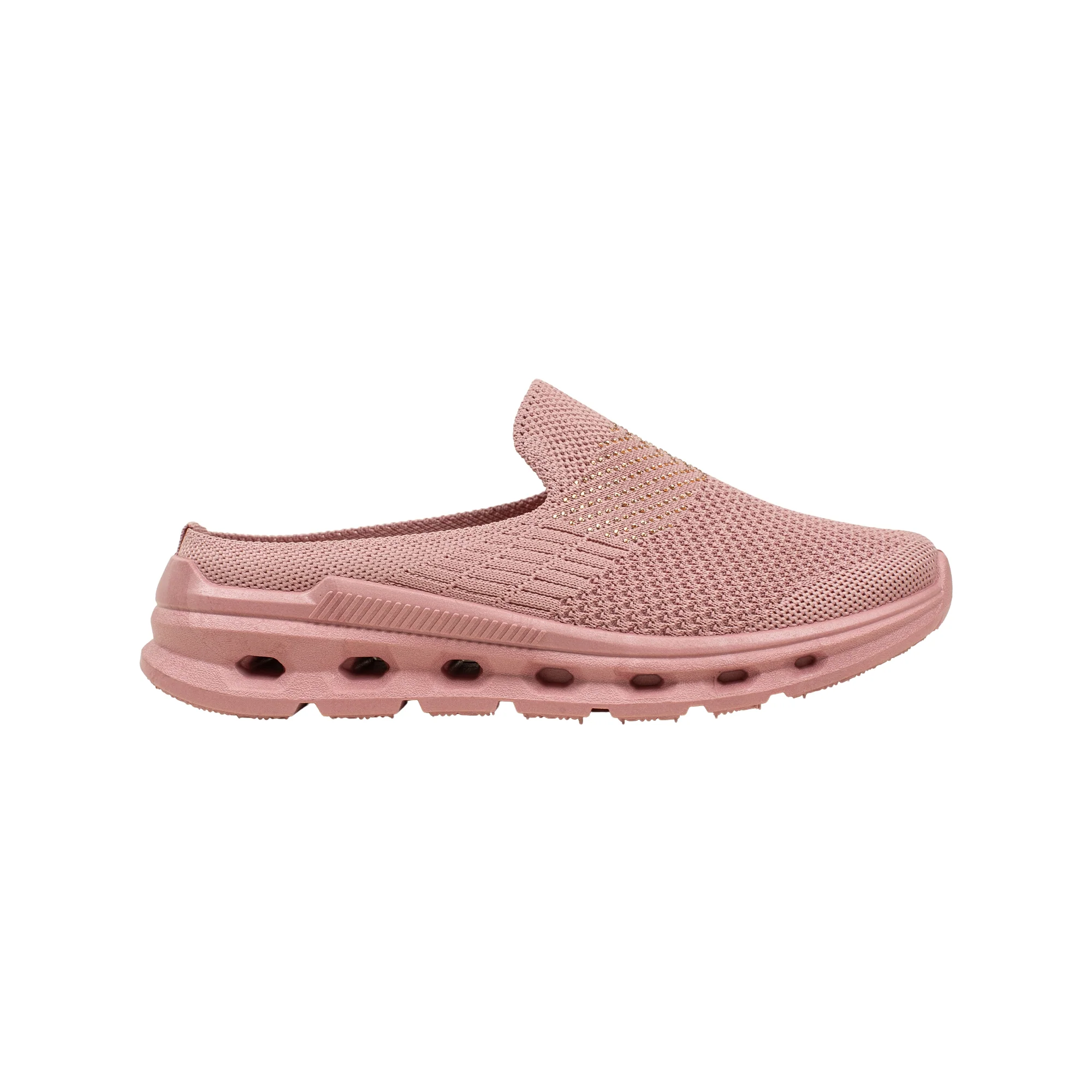 VIBRANT PINK AERO KNIT SLIP ON SHOES