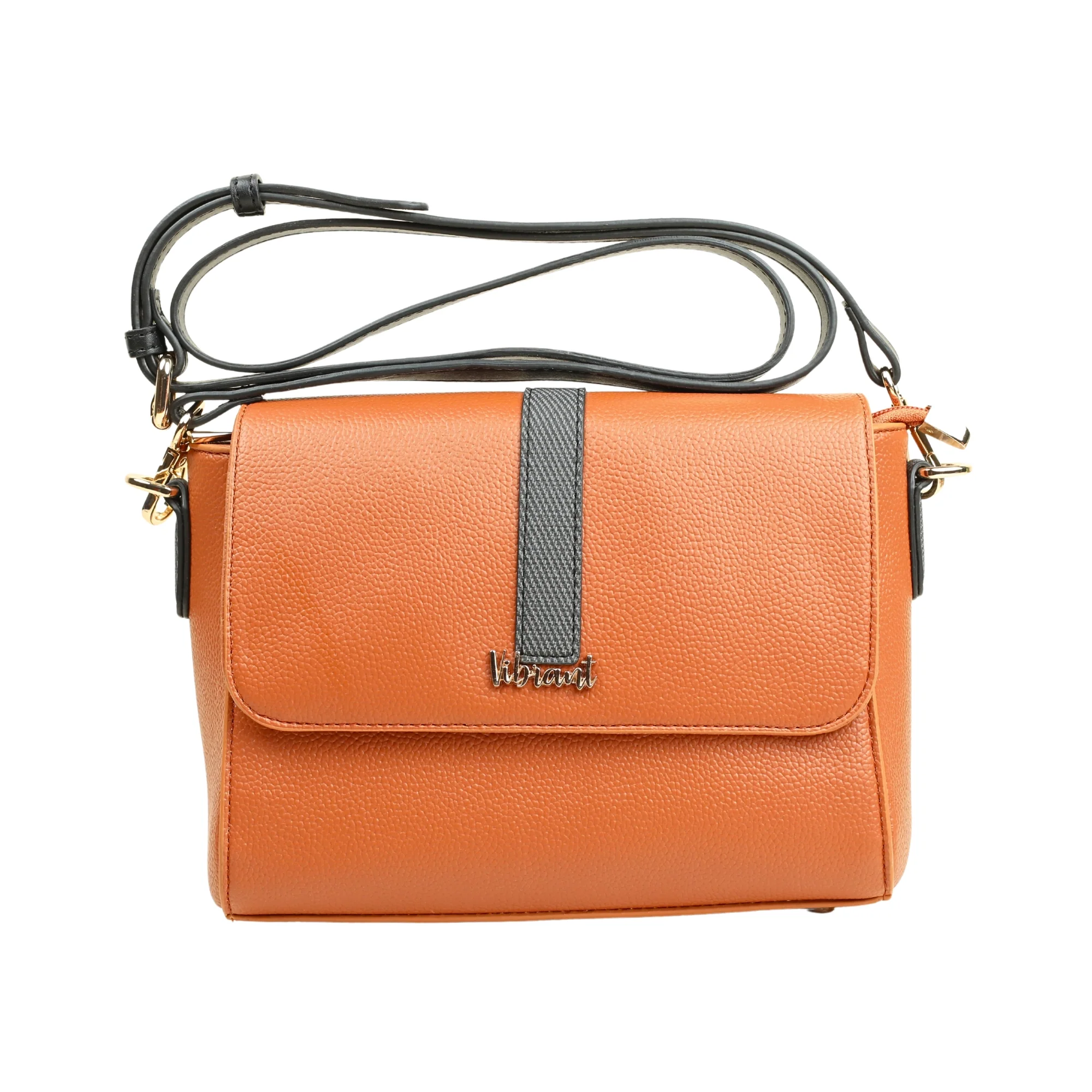 VIBRANT TAN GLAMOUR BAG