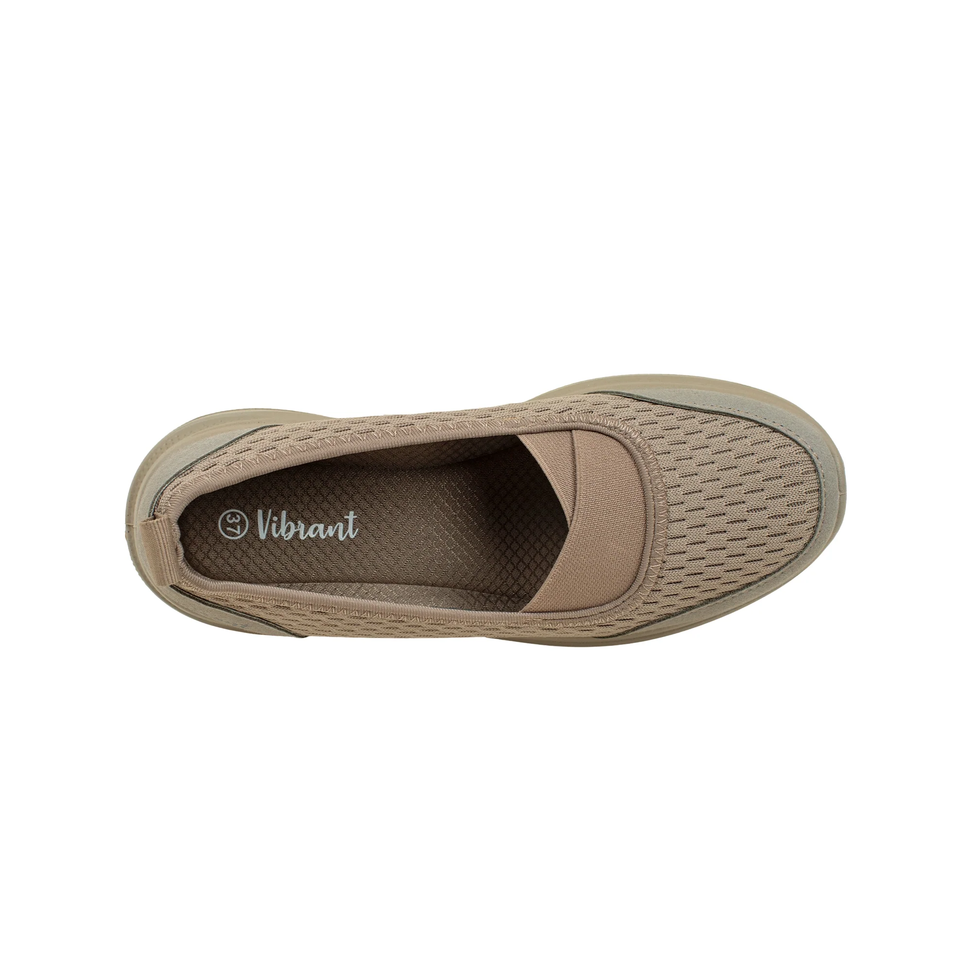 VIBRANT VELNORA LIGHT MOCHA BROWN SHOES - Image 5