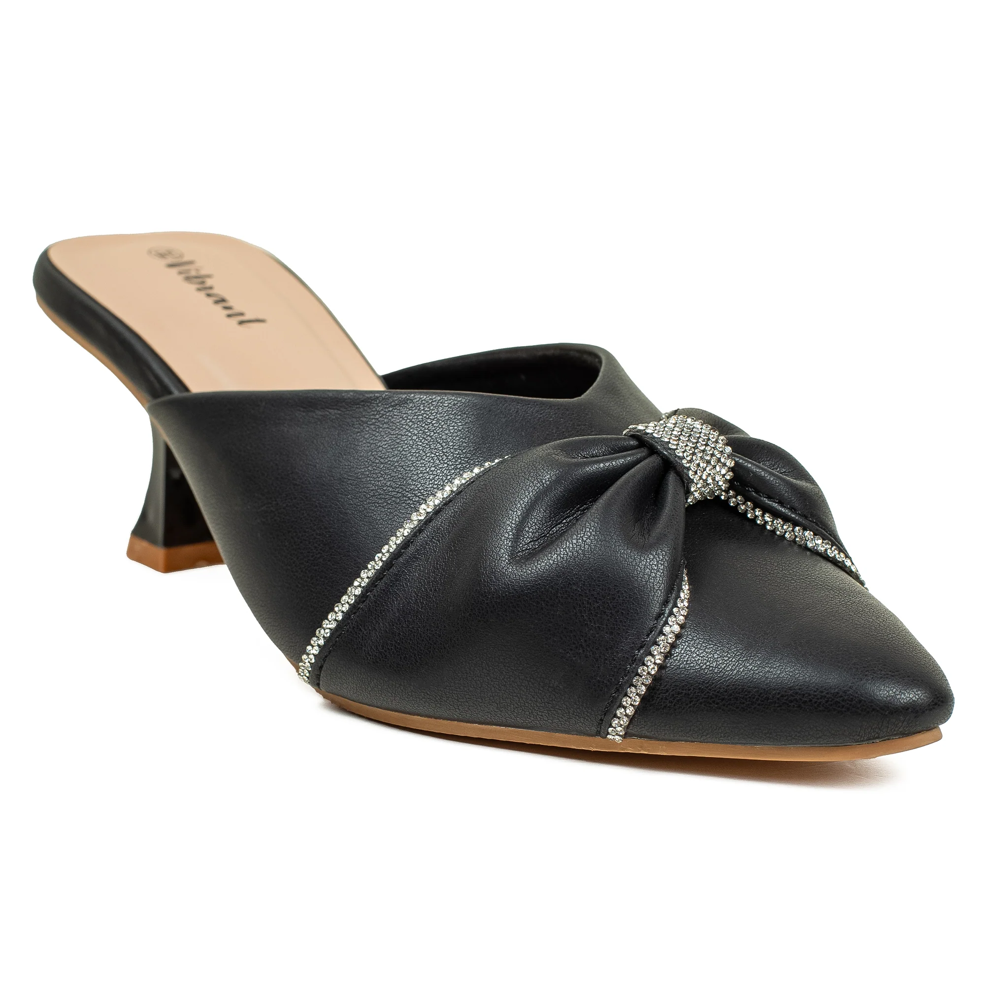 Vibrant Women's Black pointed-toe heels - Image 3
