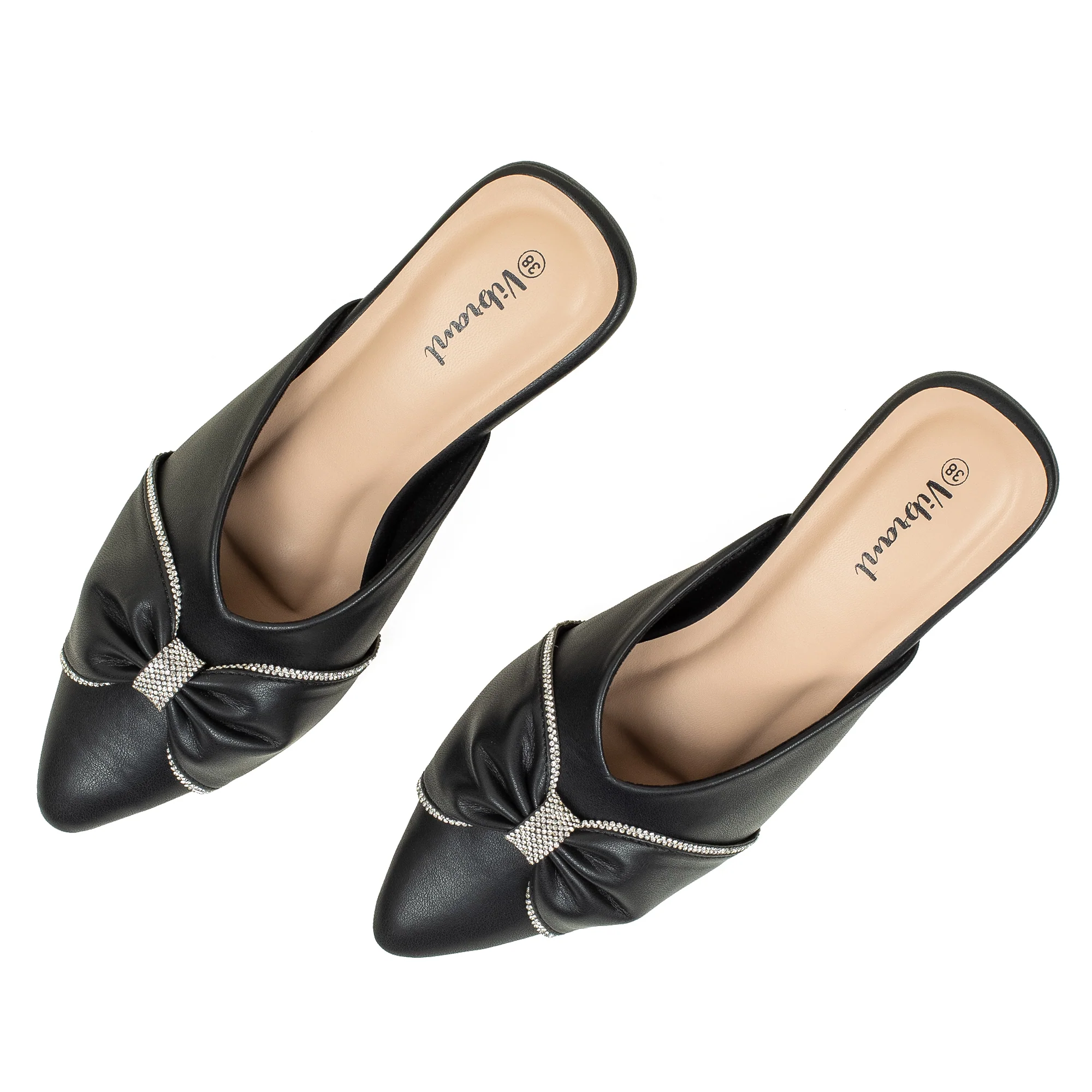 Vibrant Women's Black pointed-toe heels - Image 8