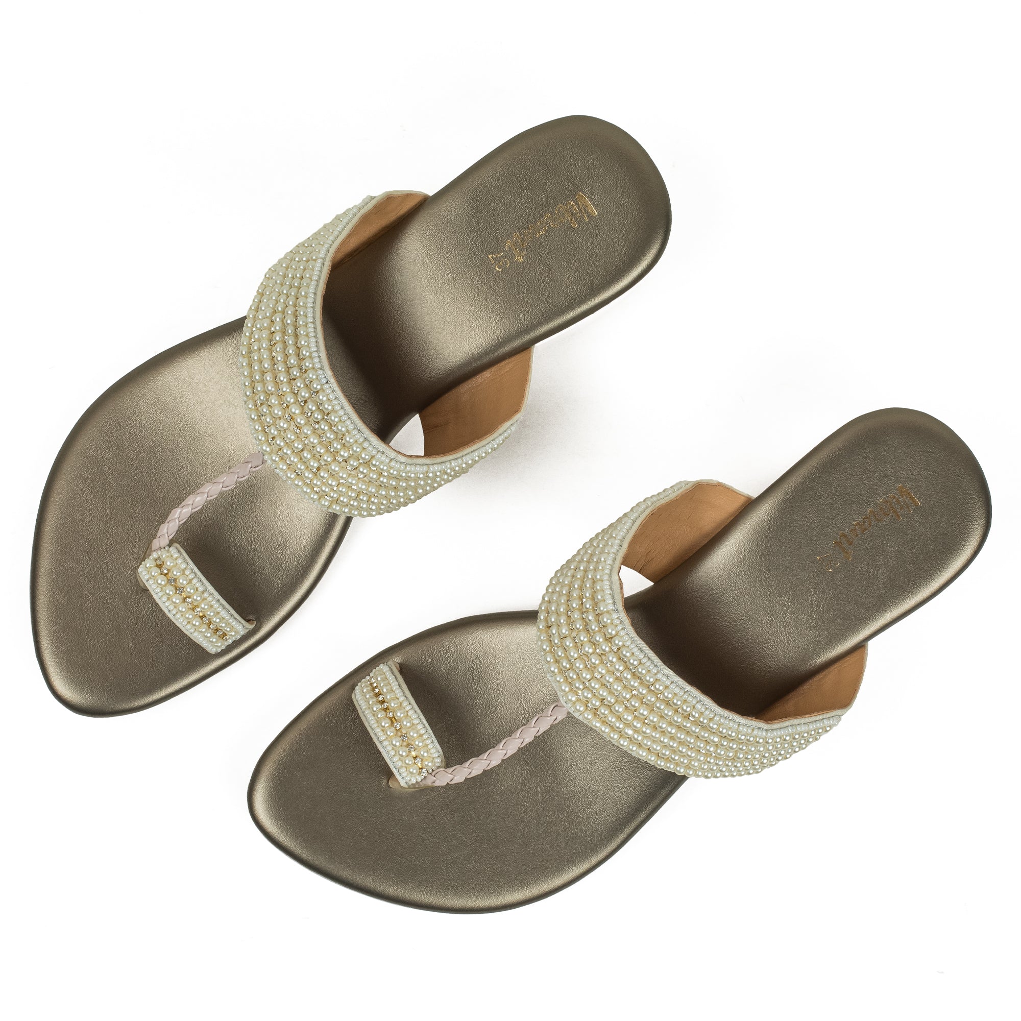 Vibrant Women's Pearl Embellished Block Heel Sandals – Elegant PU Leather Slip-On for Fashion & Comfort - Image 8